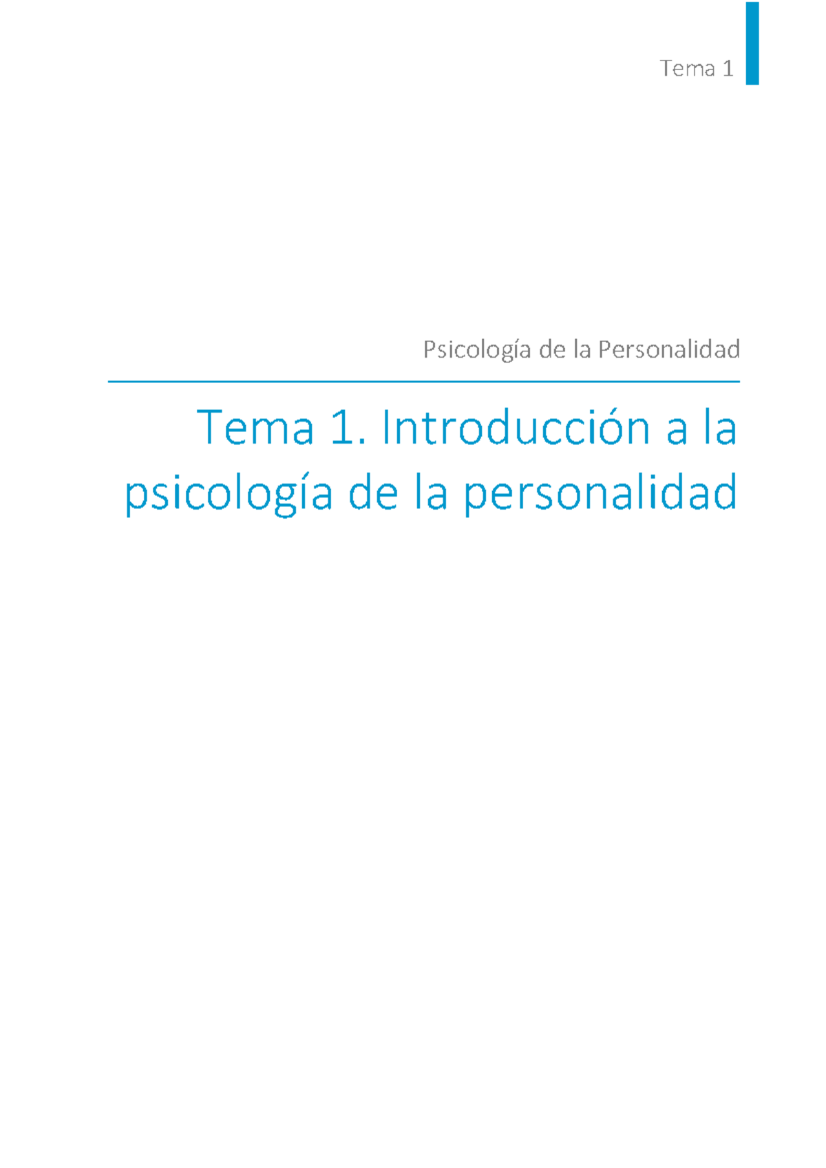 6271178 full Tema 1 - Apuntes, teoría de psicología de la personalidad ...