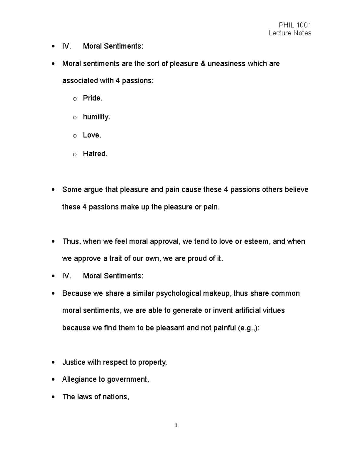 2021PHIL1001PhilosophyLectureNotesPhilosopher David Hume 8D IV