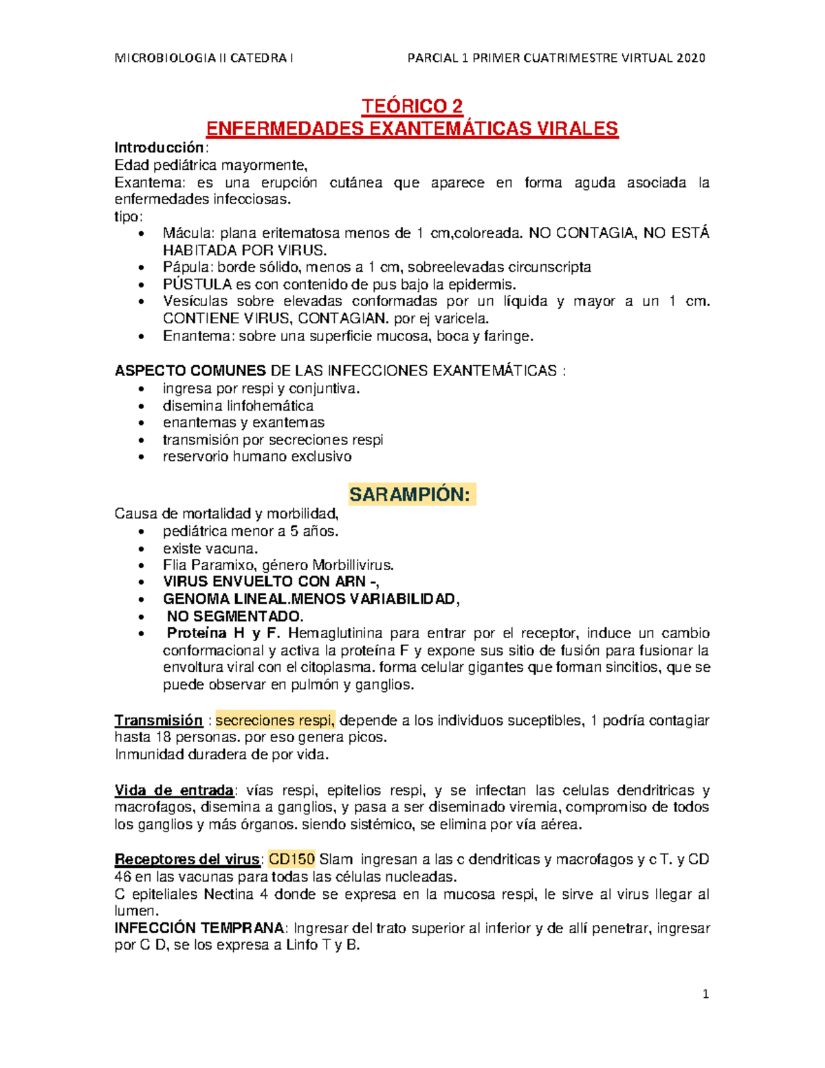 Resumen Micro II Cat I - Primer Parcial Teoricos 2020 - Warning: TT ...