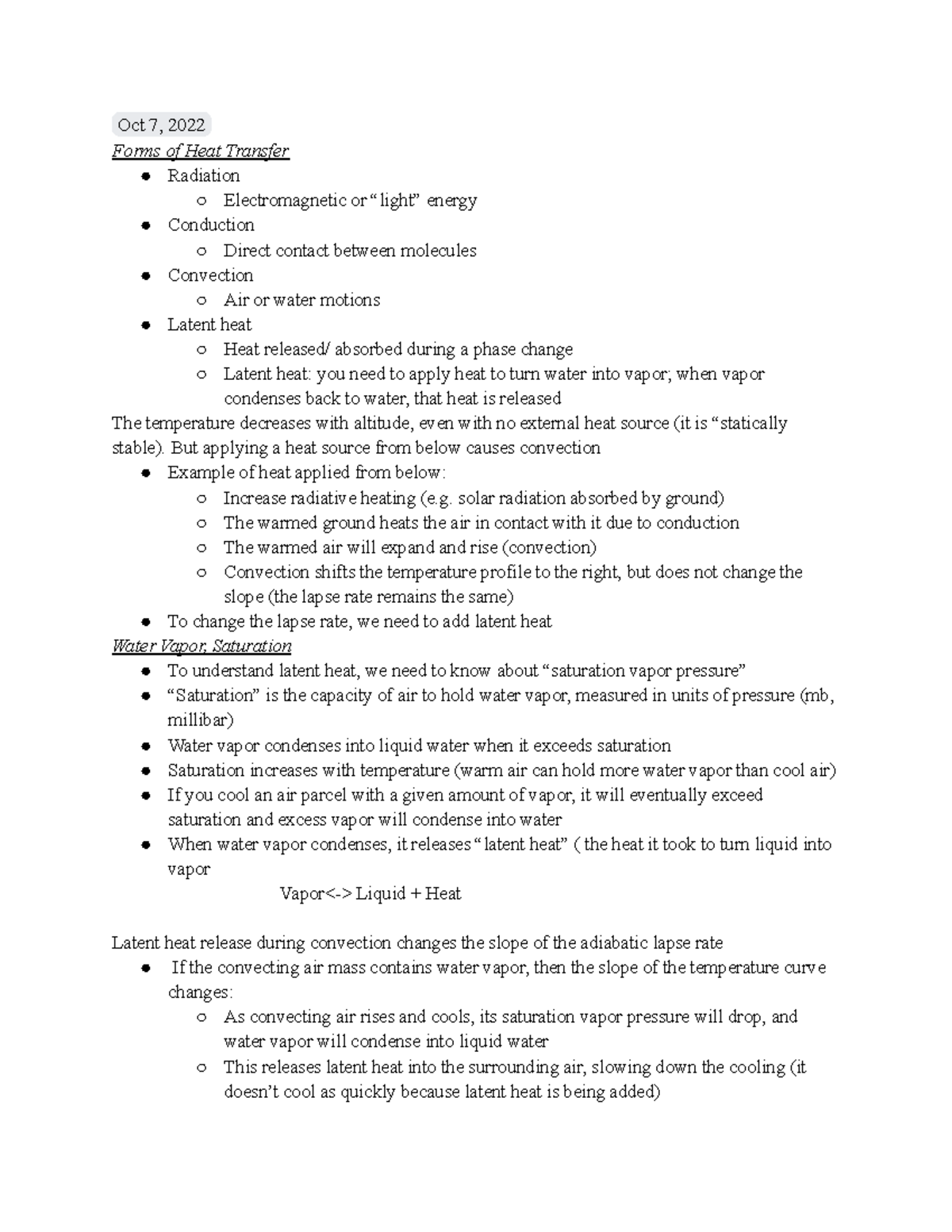 OCEA80B - Half of the first midterm material, half of second midterm ...
