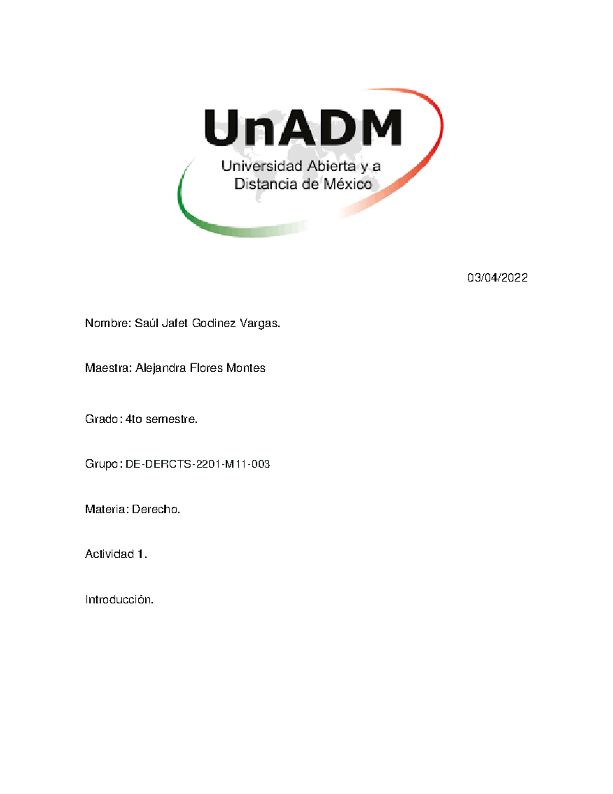 M11 U3 S6 SJGV - unidad 3 sesión 6 modulo 11 de derecho penal tarea ...