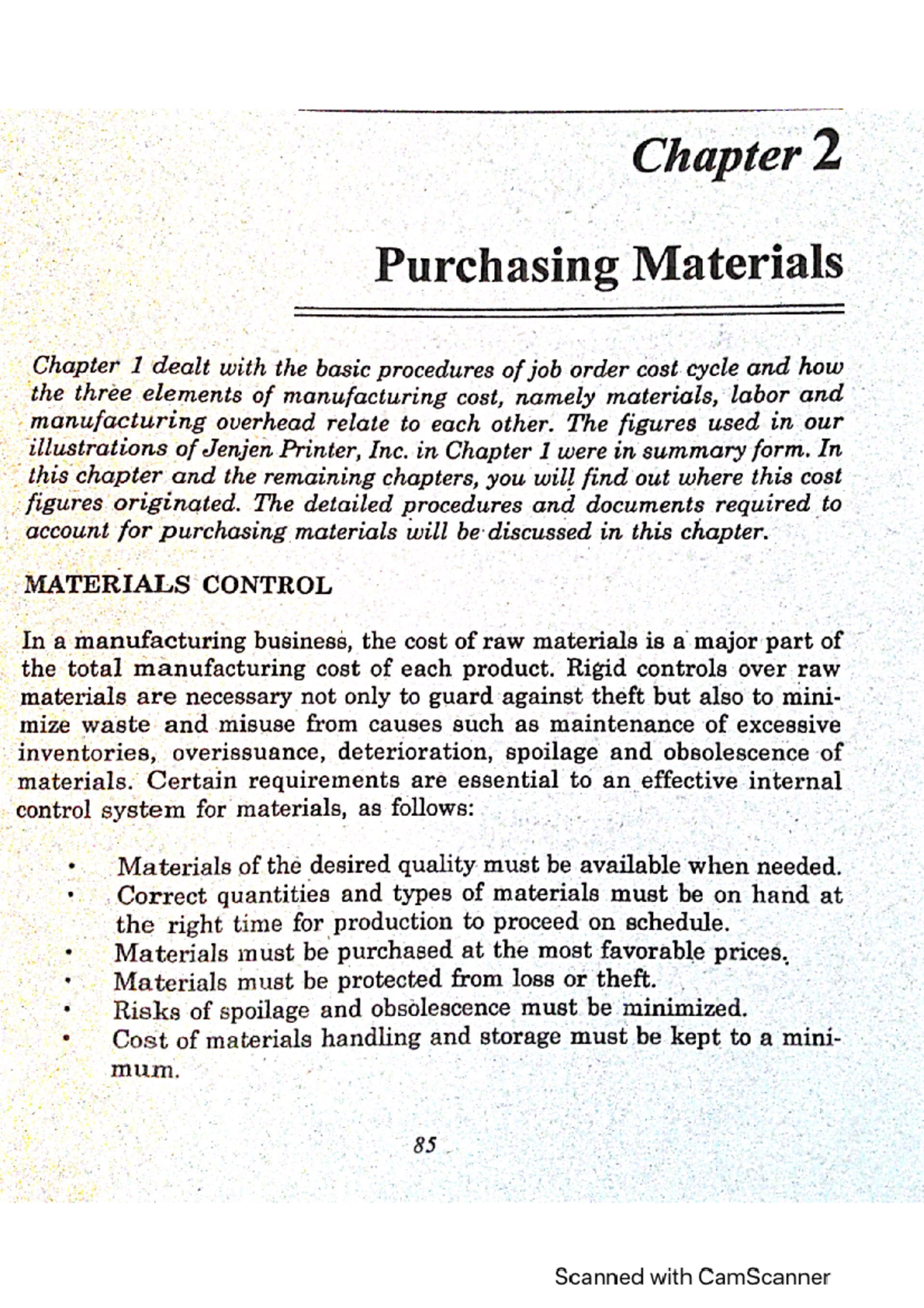 CA chapter 2 - Cost Accounting by Guerrero. Please do your best and ...