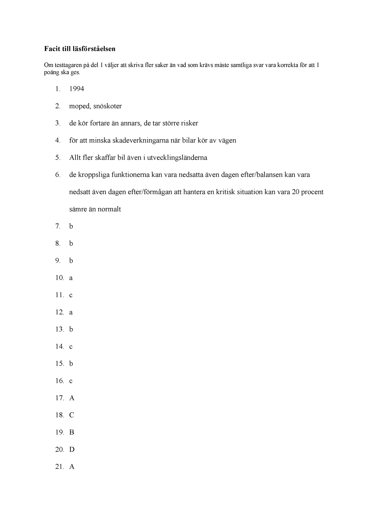 Swedex B2 Facit Las - Book Keys - The Swedish Model - EC2202 - SU - StuDocu