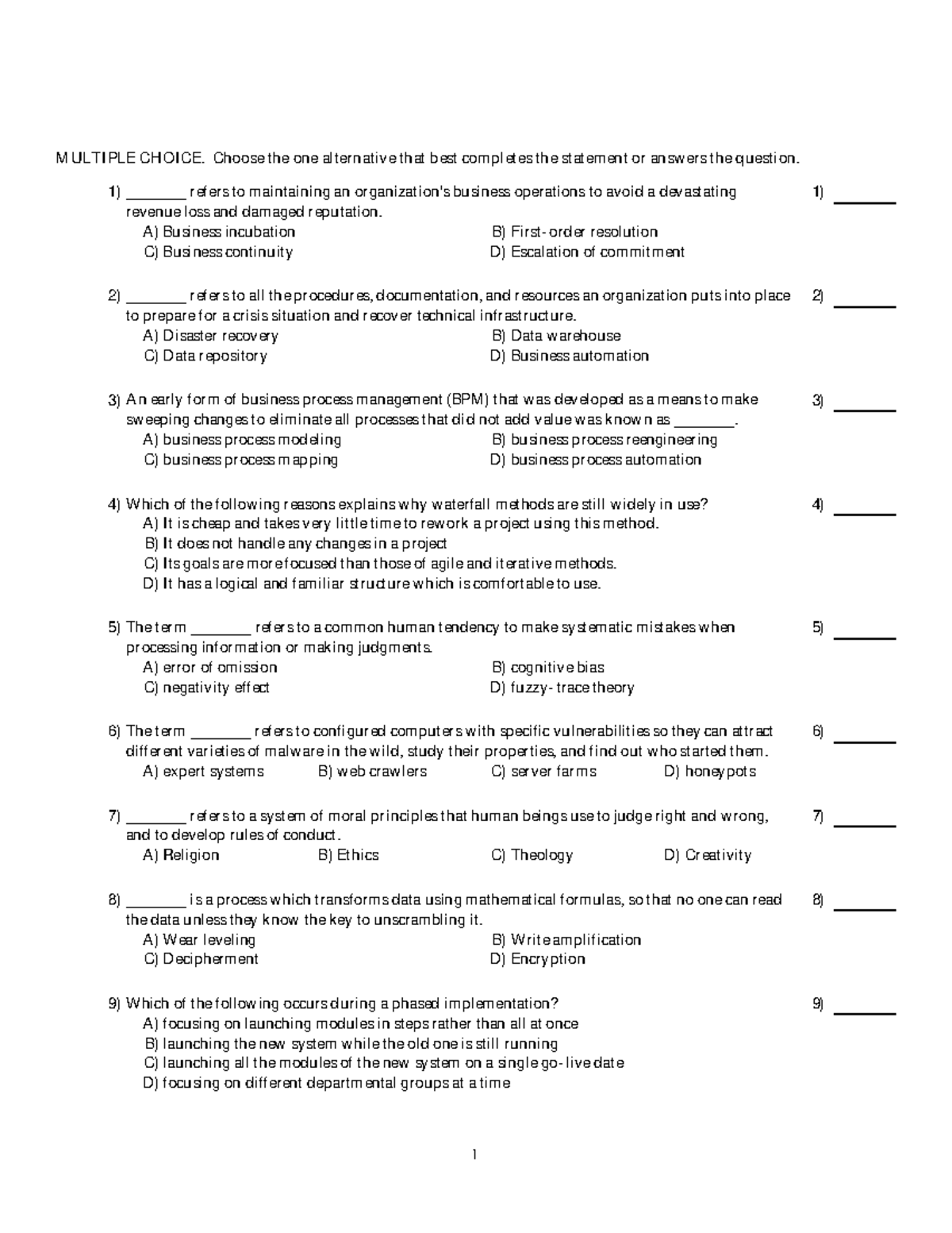 mis 250 homework 3