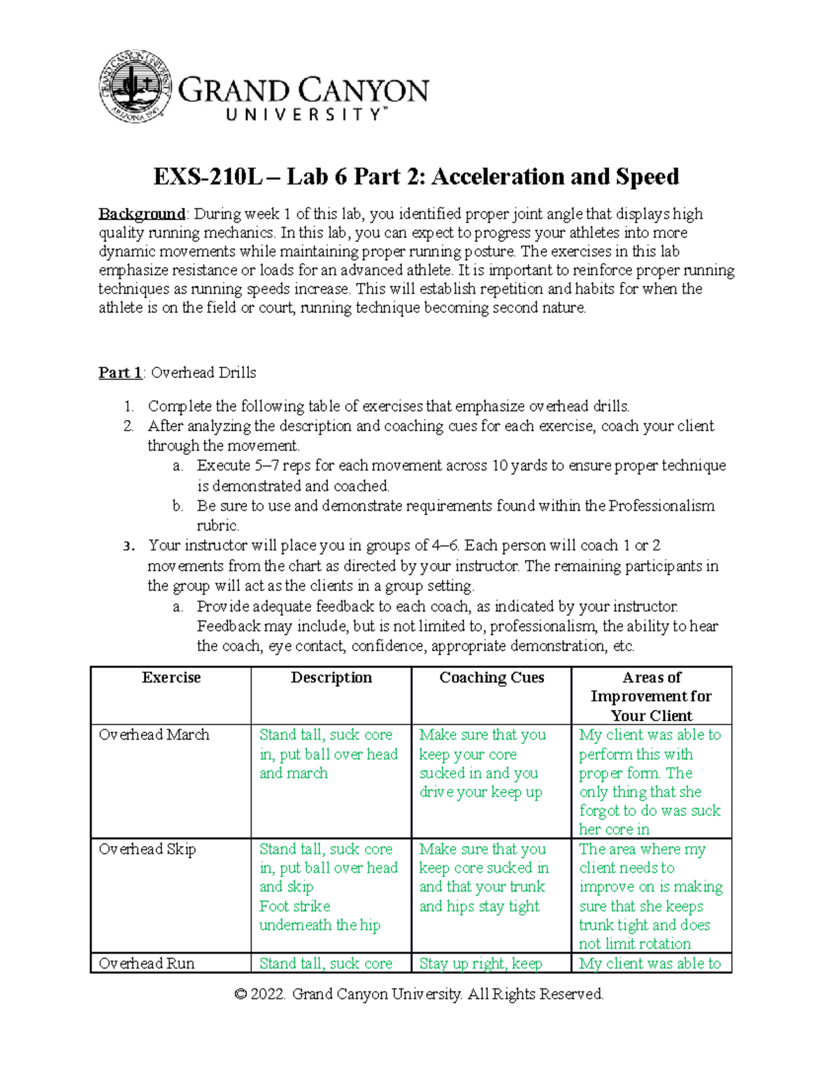 LAB 6 PART 2- Acceleration AND Speed - EXS-210L – Lab 6 Part 2 ...