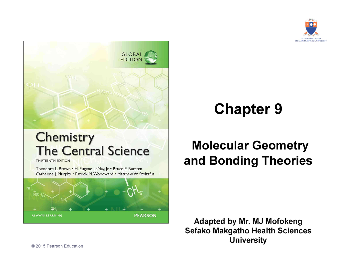 Chapter 9 - HELP IN CHEM - © 2015 Pearson Education Chapter 9 Molecular ...