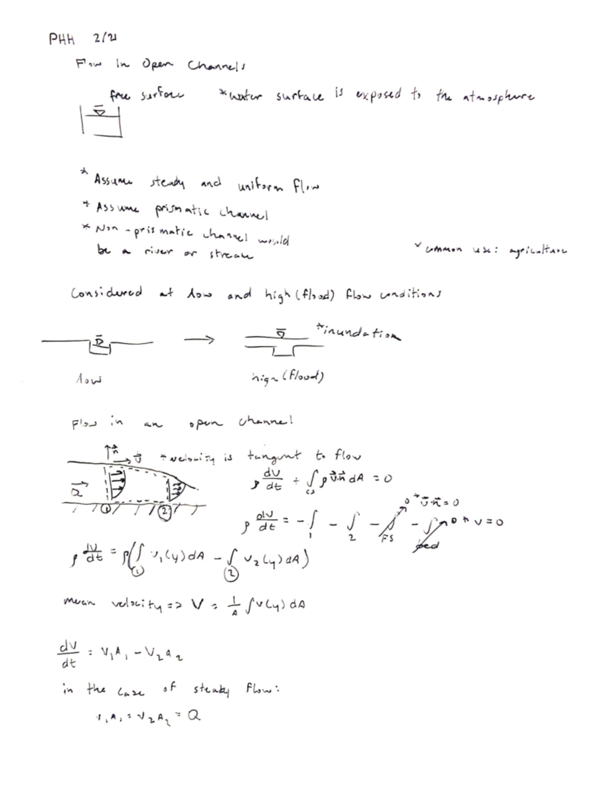 PHH 2 21 Flow in Open Channels - PHH 2/ From In Open Channels free ...