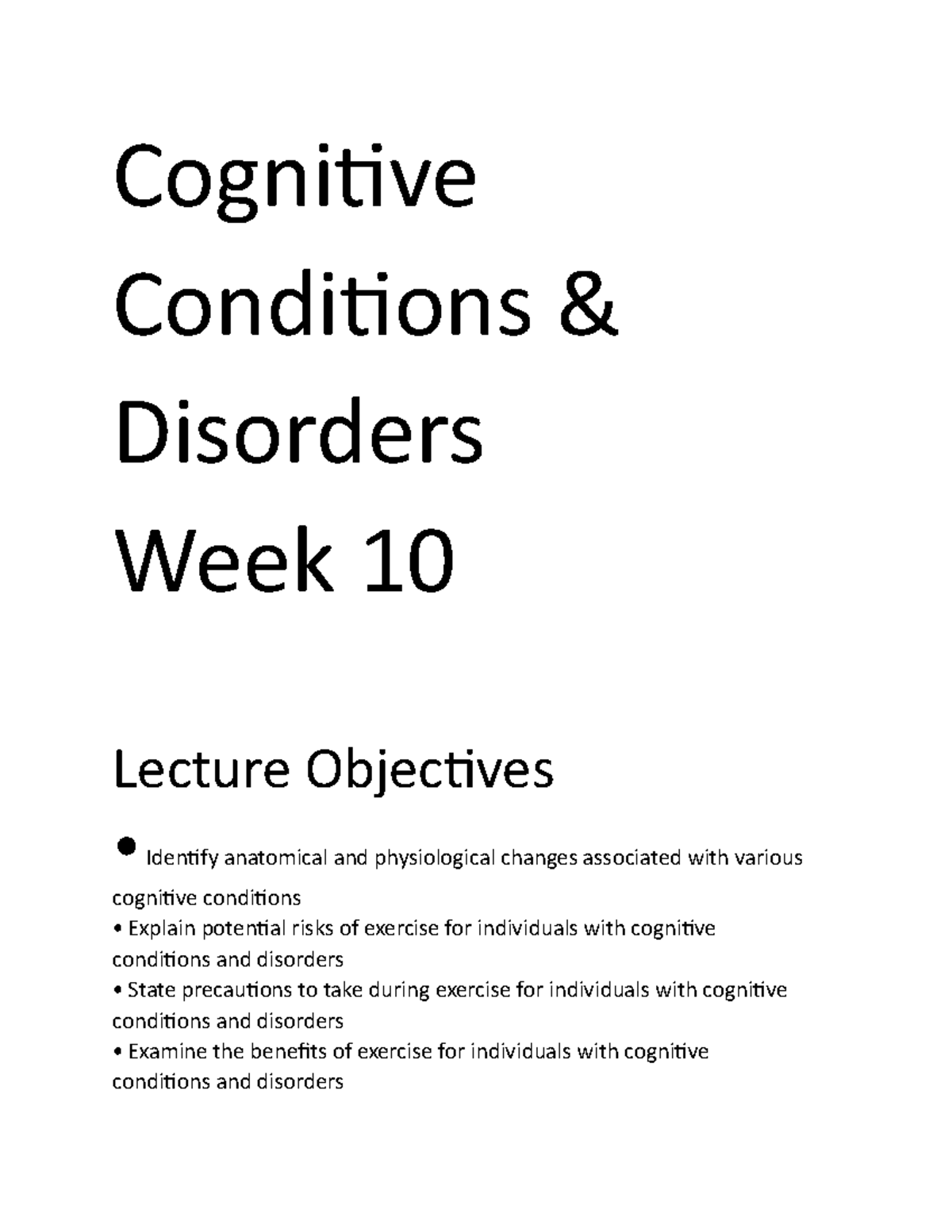 document-13-biol-week-10-cognitive-conditions-disorders-week-10