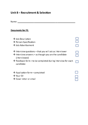 Unit 1 Assignment Brief Learning Aim A+B - BTEC Assignment Brief ...