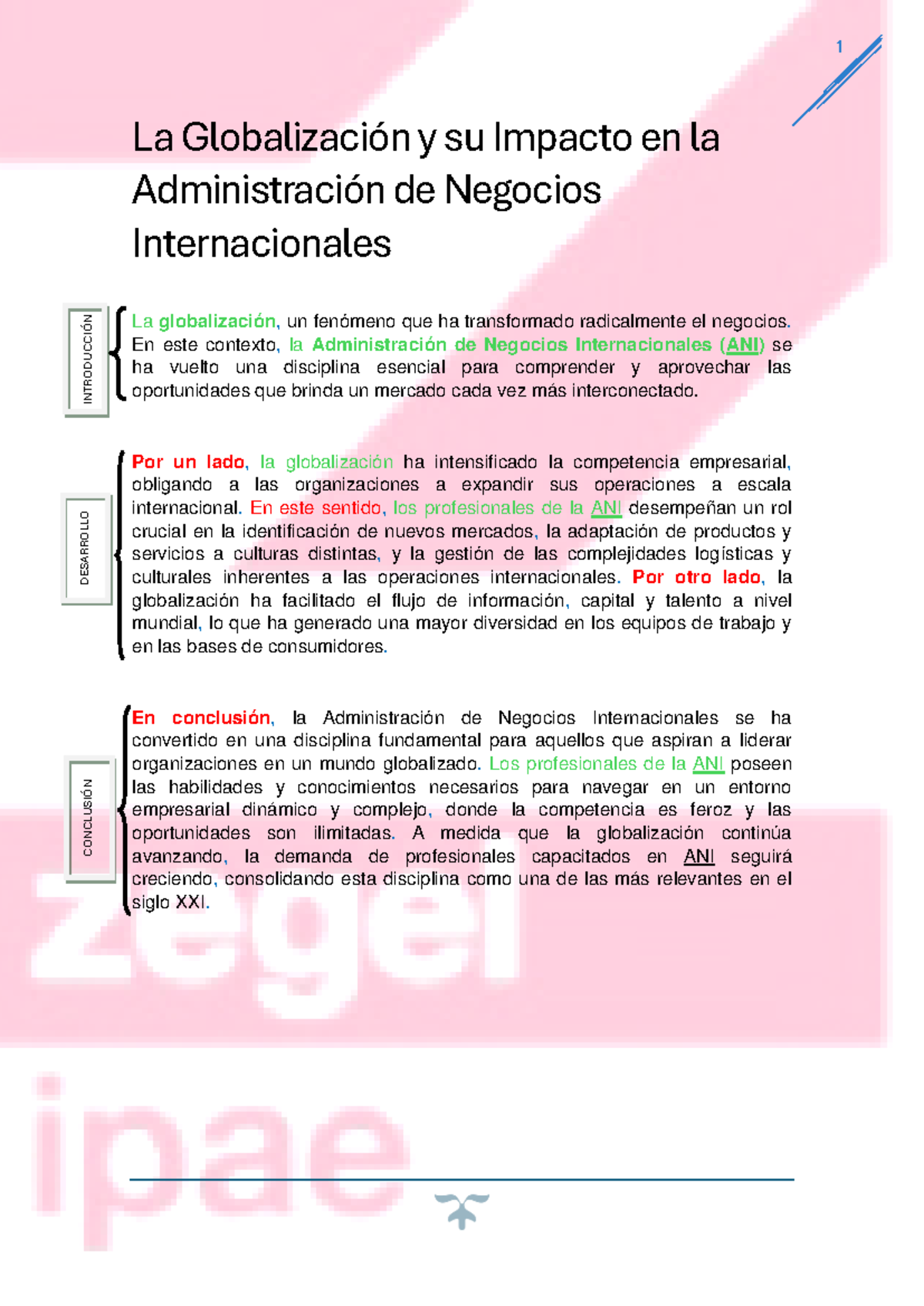 La blobalización - 1 La Globalización y su Impacto en la Administración ...