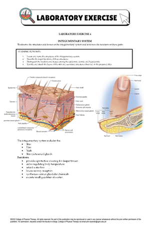 Anaphy LAB ACT 1-BSMT - none - LABORATORY EXERCISE 1 Human Body ...