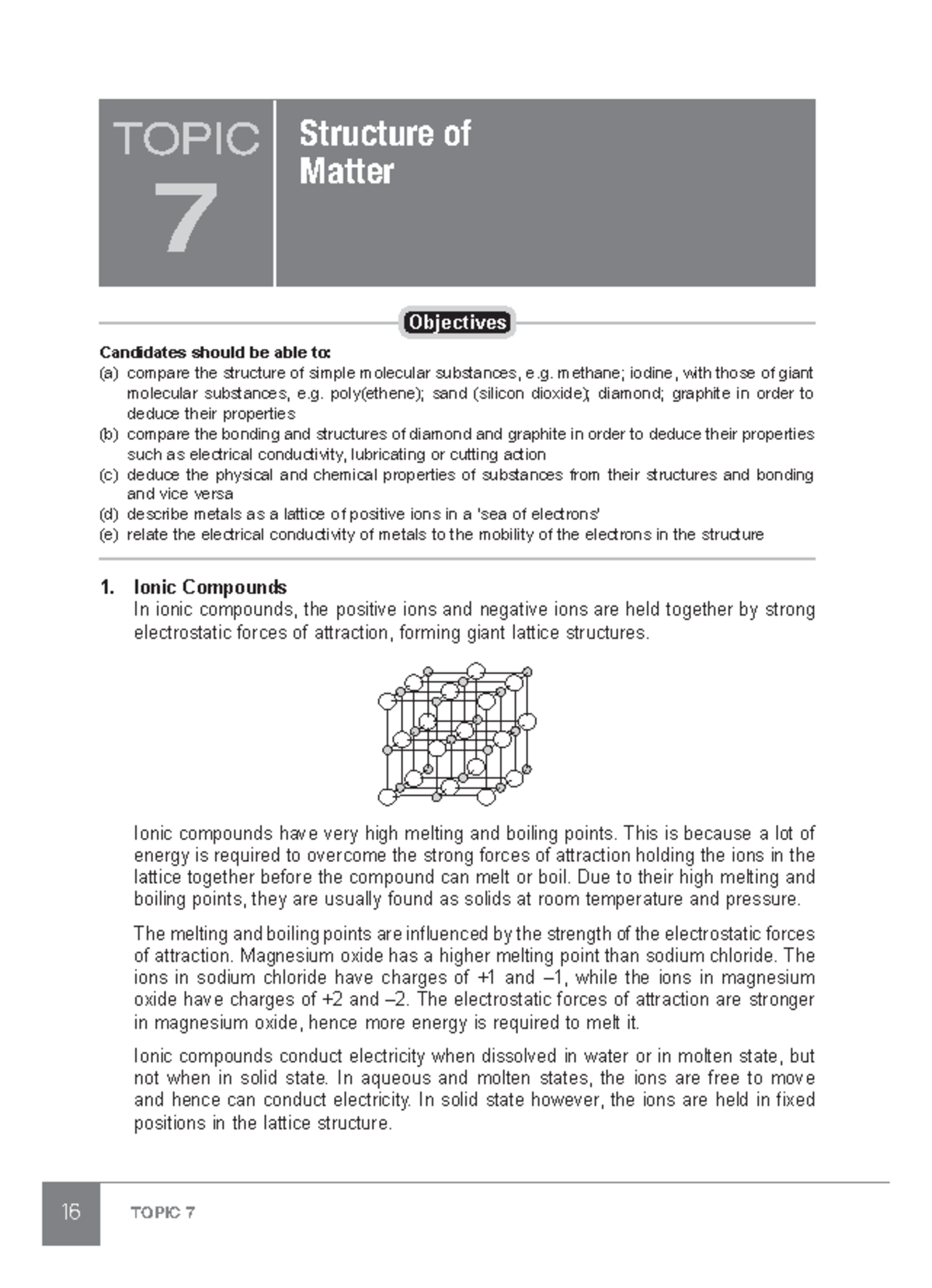 24 - hello - 16 TOPIC 7 1. Ionic Compounds In ionic compounds, the ...