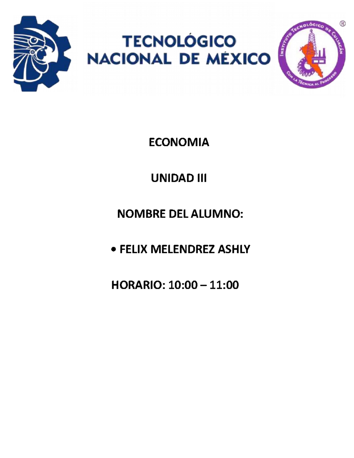 Capitulo 11 Economia Unidad Iii Nombre Del Alumno Felix Melendrez