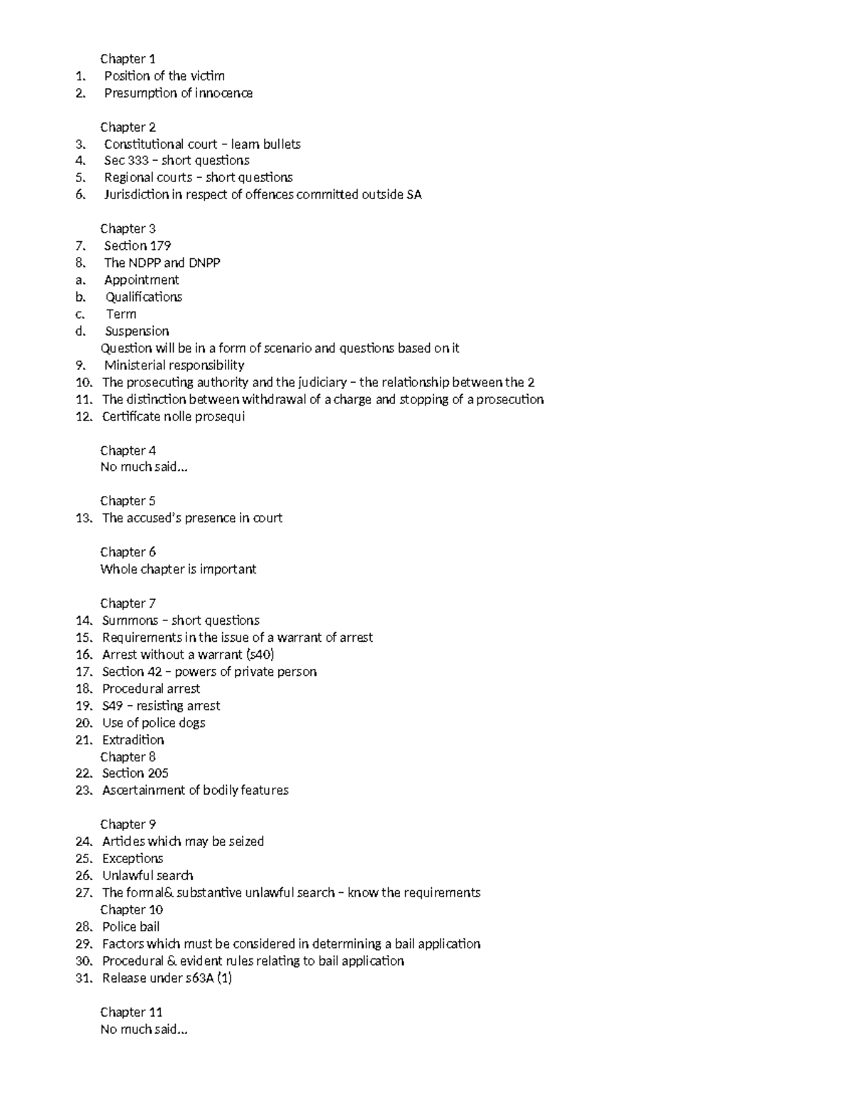 IOS2601-Notes 1 - Summary Interpretation of Statutes - Chapter 1 ...