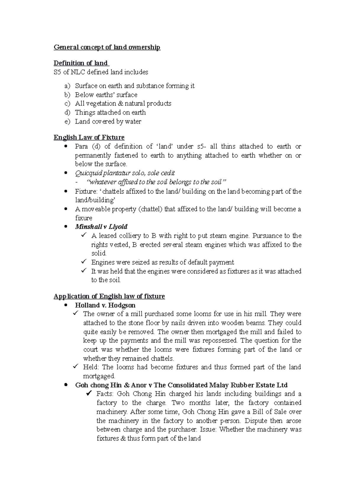 General concept of land ownership Autosaved General concept of land