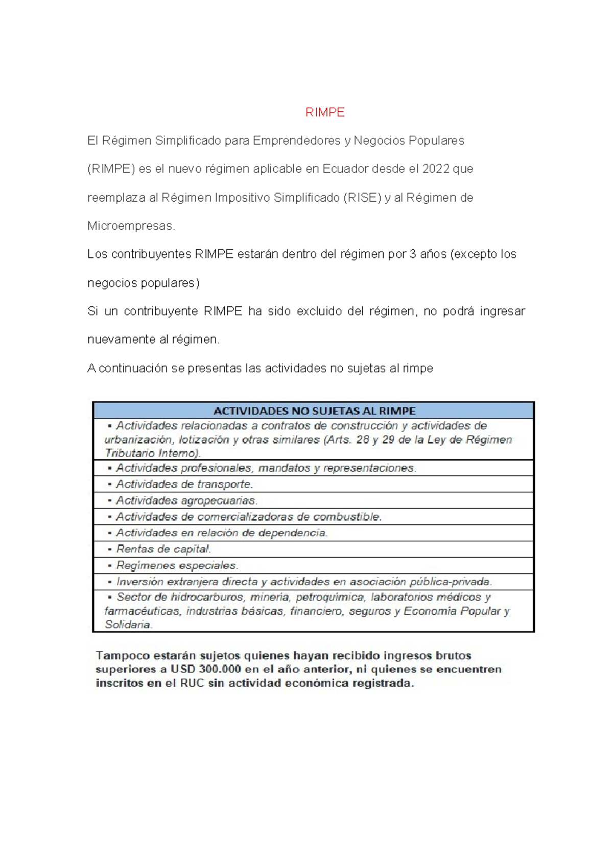 ICe - copia - LEctura Iva - RIMPE El Régimen Simplificado para ...