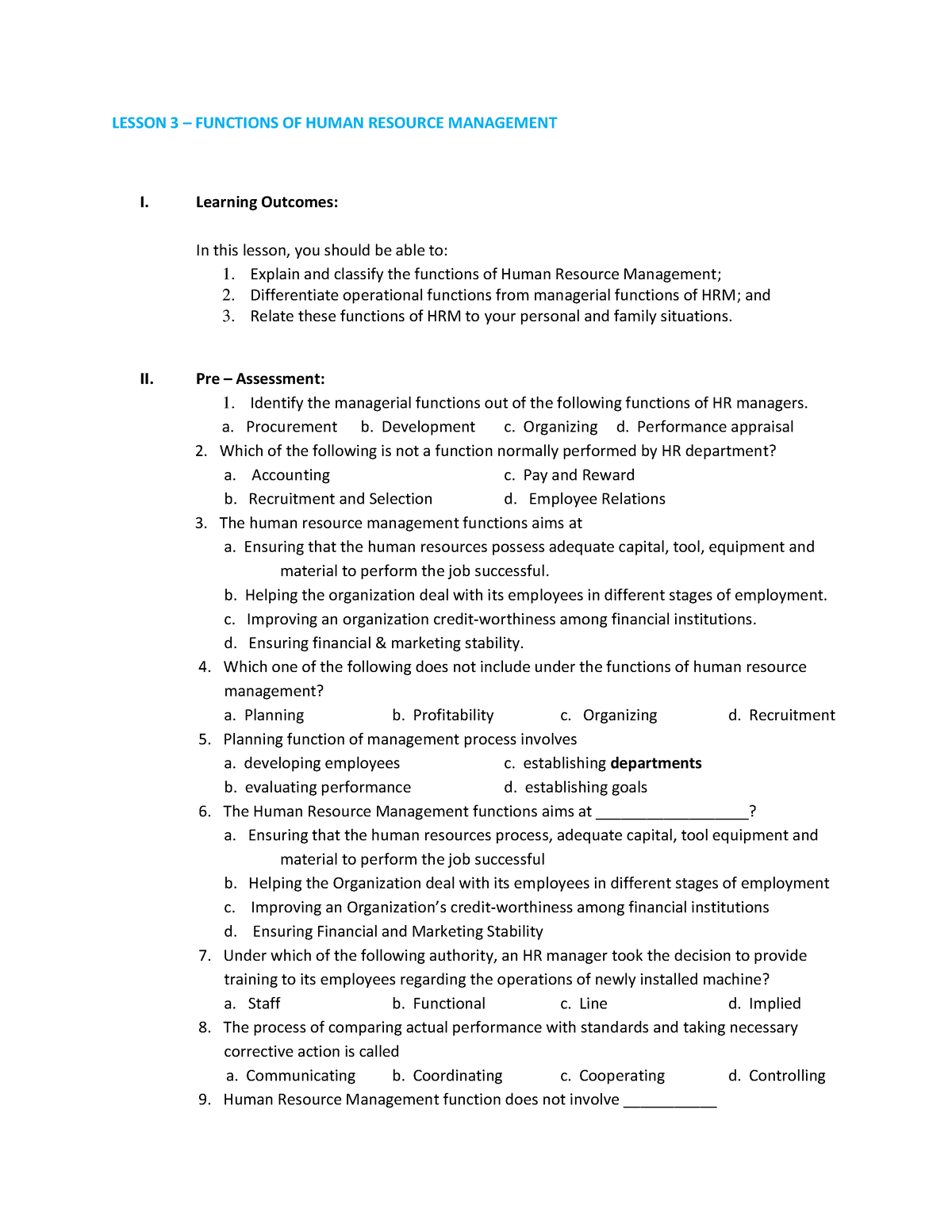 hrm-module-1-lesson-3-lesson-3-functions-of-human-resource