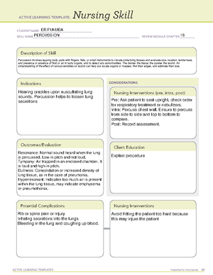 System Disorder Template ATI25 Cystic Fibrosis - ACTIVE LEARNING ...