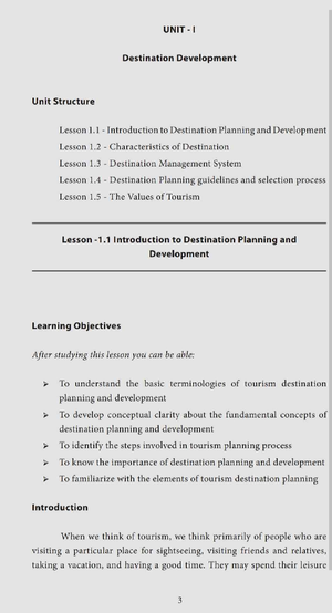 Assessment Stage of Tourism Potential - Procedure for Assessing Tourism ...
