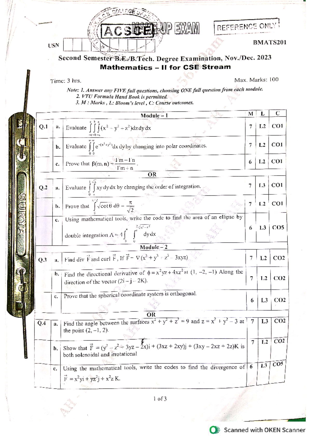 M2 PYQs - it is previous year vtu question paper..i think it would help ...