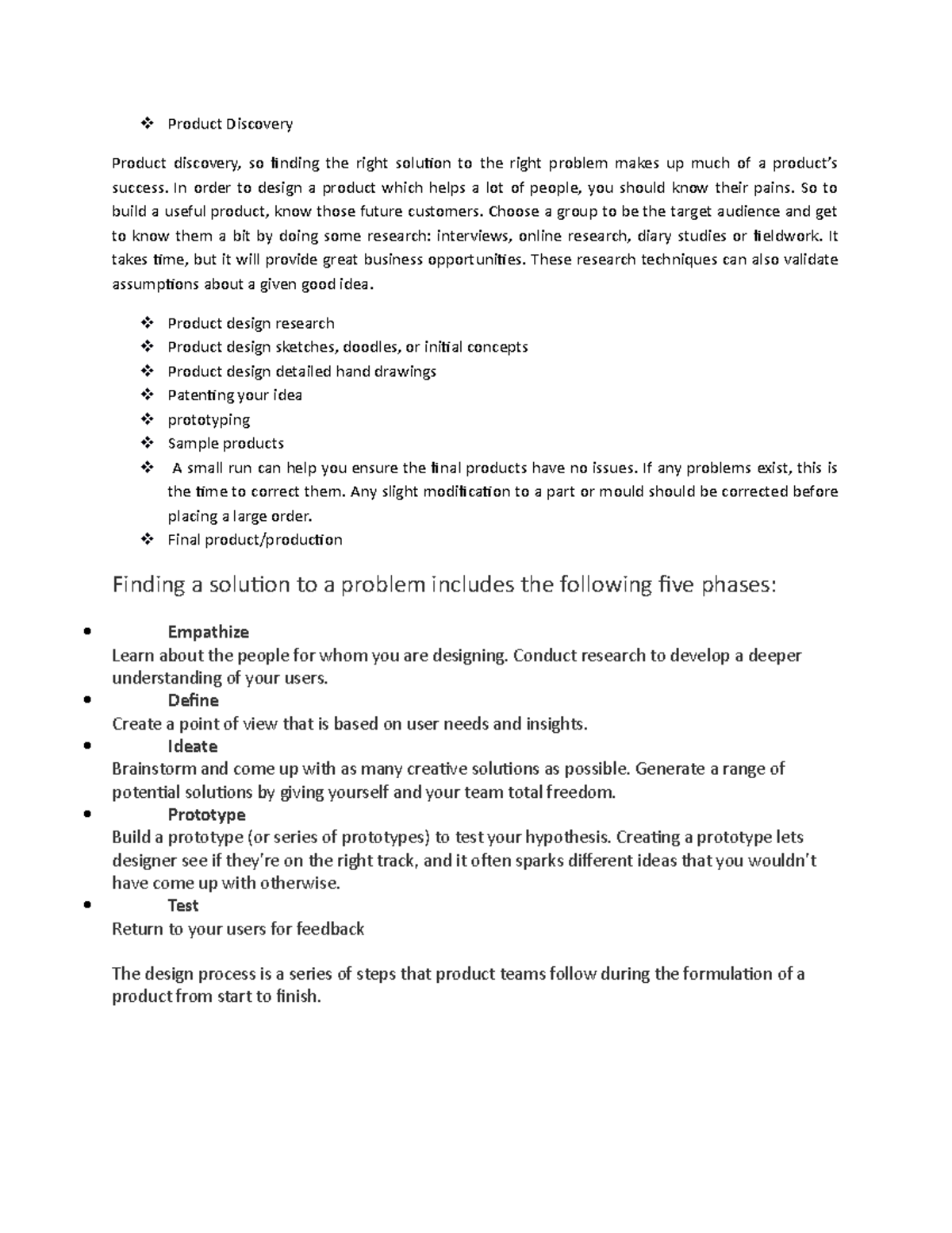 Product Design assignment om djdjj kkkk - Product Discovery Product ...