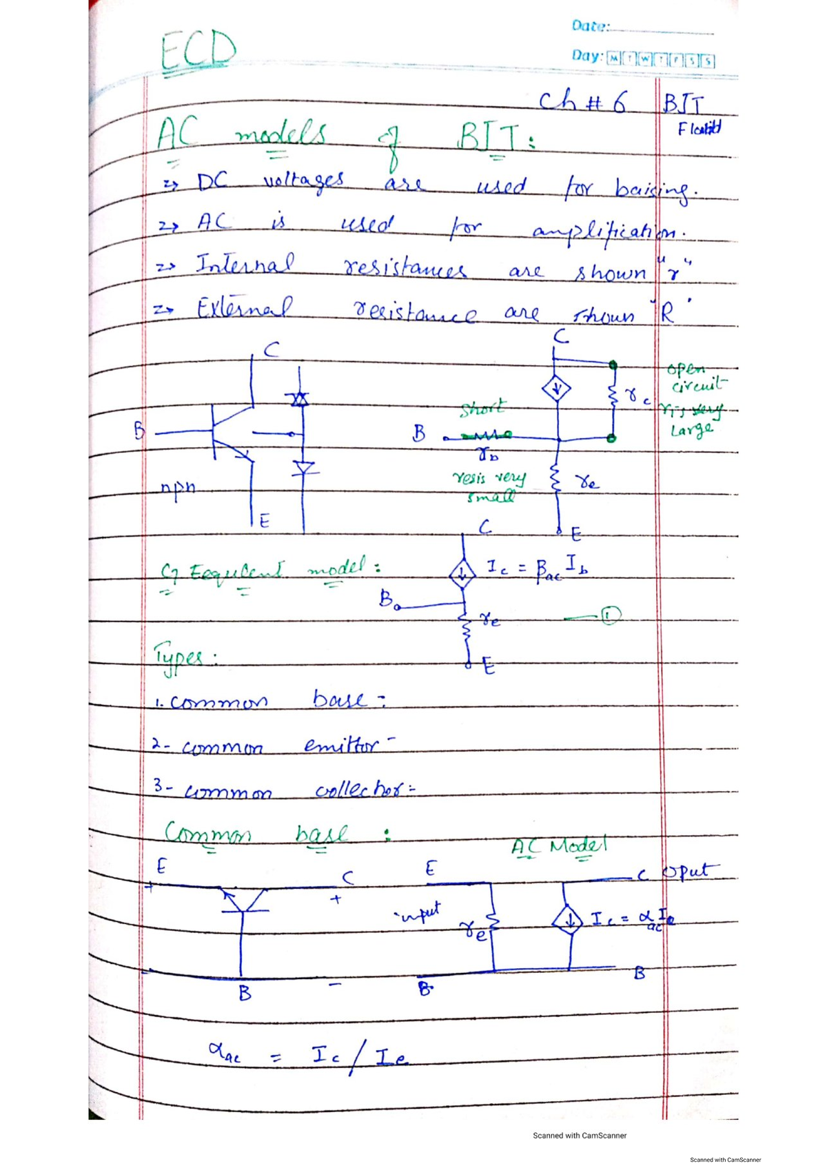ECD complete lectures pdf Electronic Circuits and Devices Studocu
