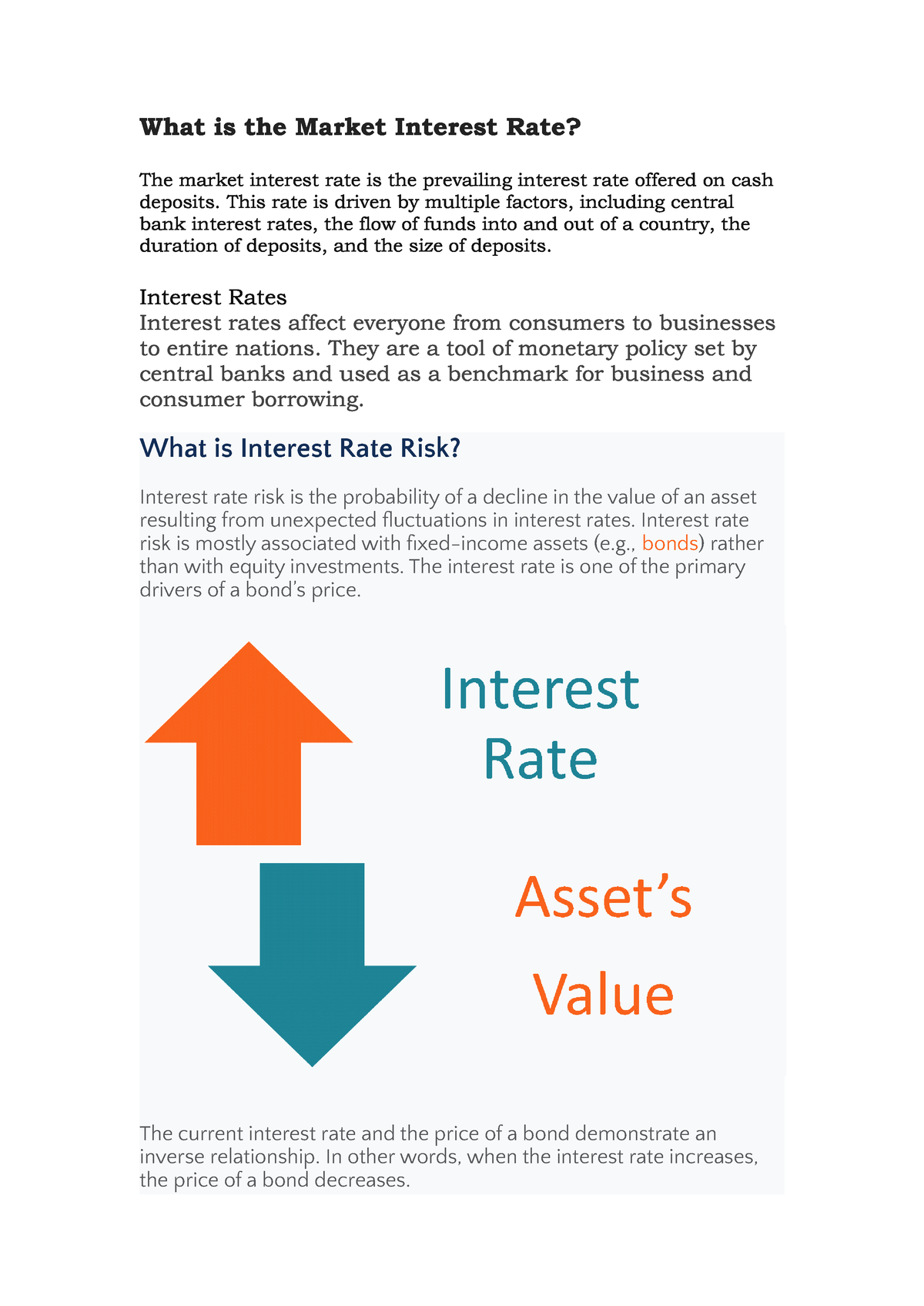 Banking - Market Interest rates - What is the Market Interest Rate? The ...