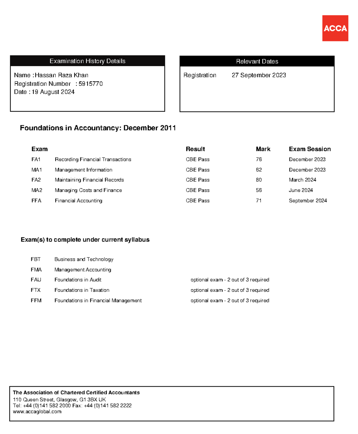 Exam History Transcript 5775337382112906949 - Foundations in ...