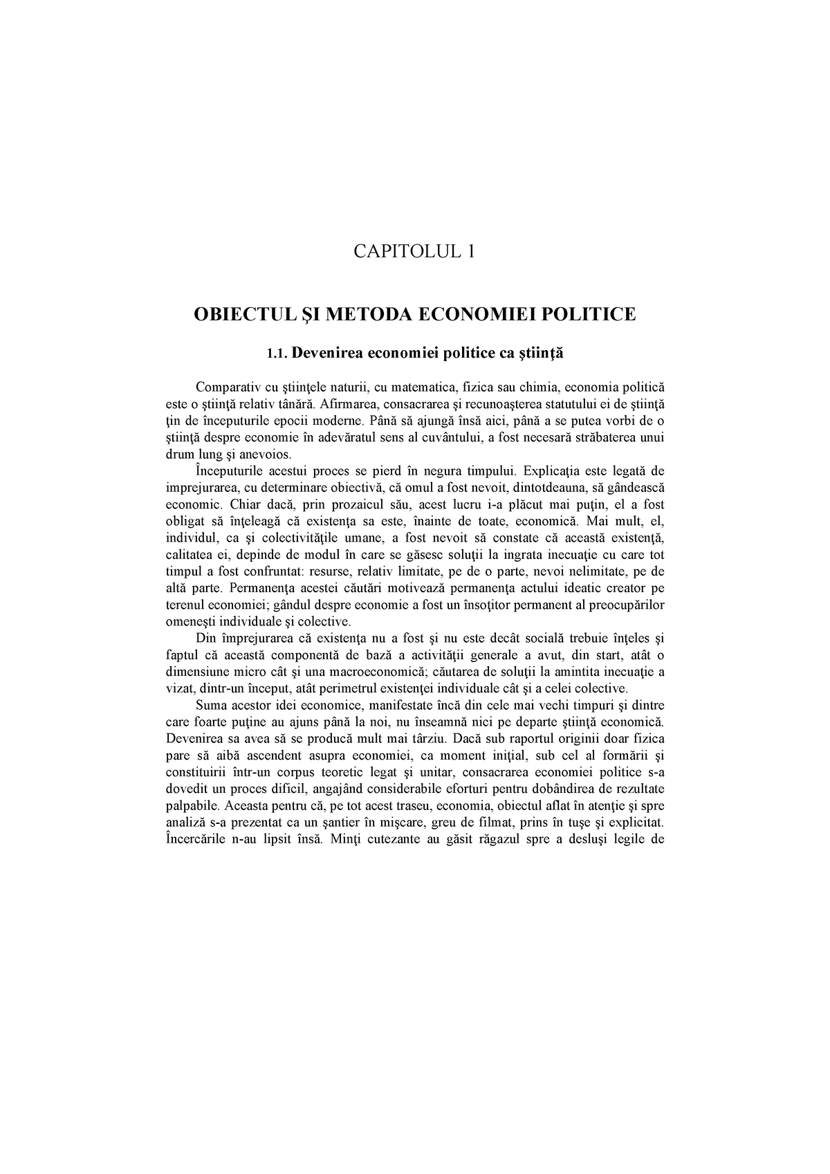 Pdf24 Merged - Course - CAPITOLUL 1 OBIECTUL I METODA ECOOMIEI POLITICE ...