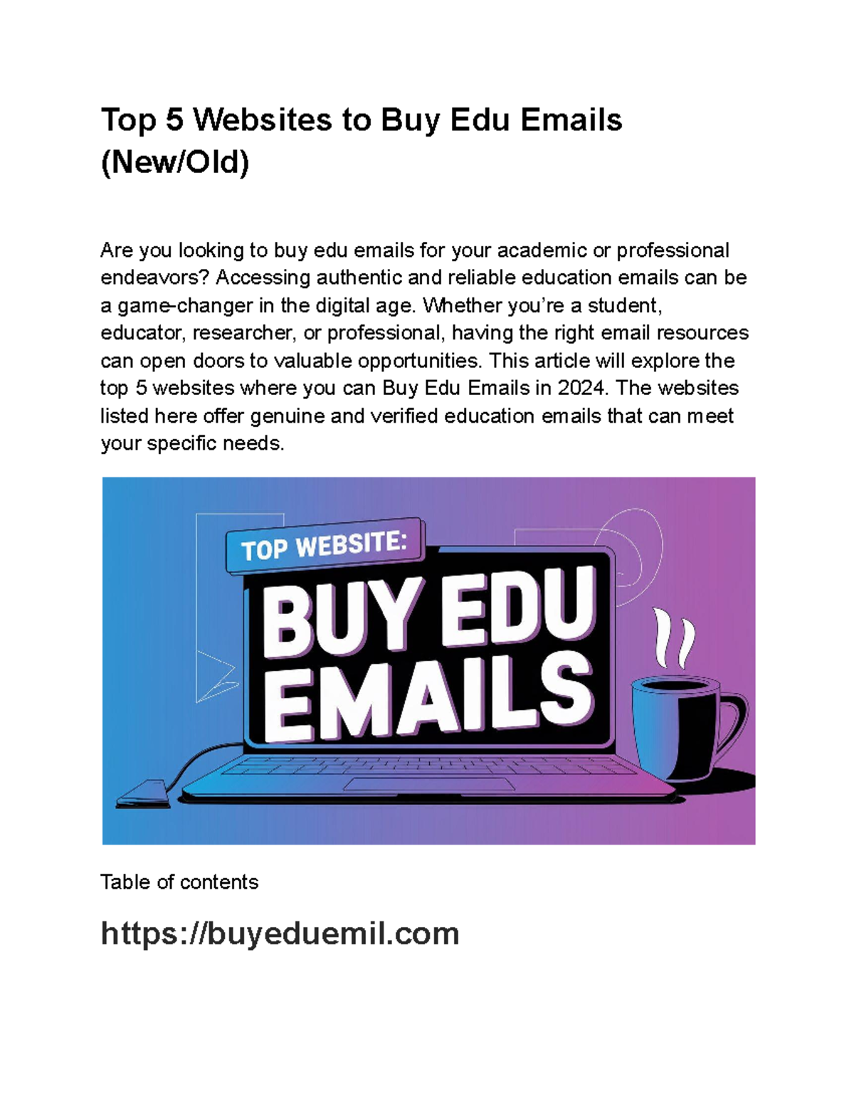 World Top 5 Websites to Buy Edu Emails - Top 5 Websites to Buy Edu ...