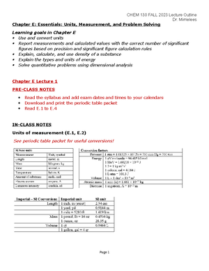 CHEM130 Exam 3 Study Guide - Chem 130 Exam 3 Study Sheet Efe Akinci ...