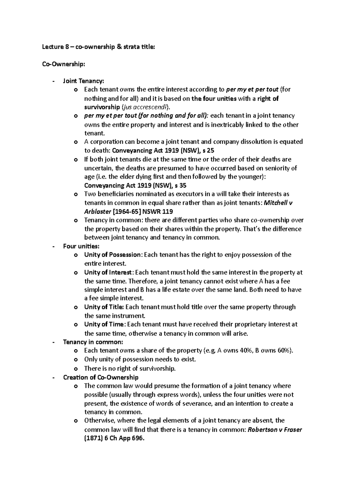 topic-8-co-ownership-and-strata-title-lecture-8-co-ownership