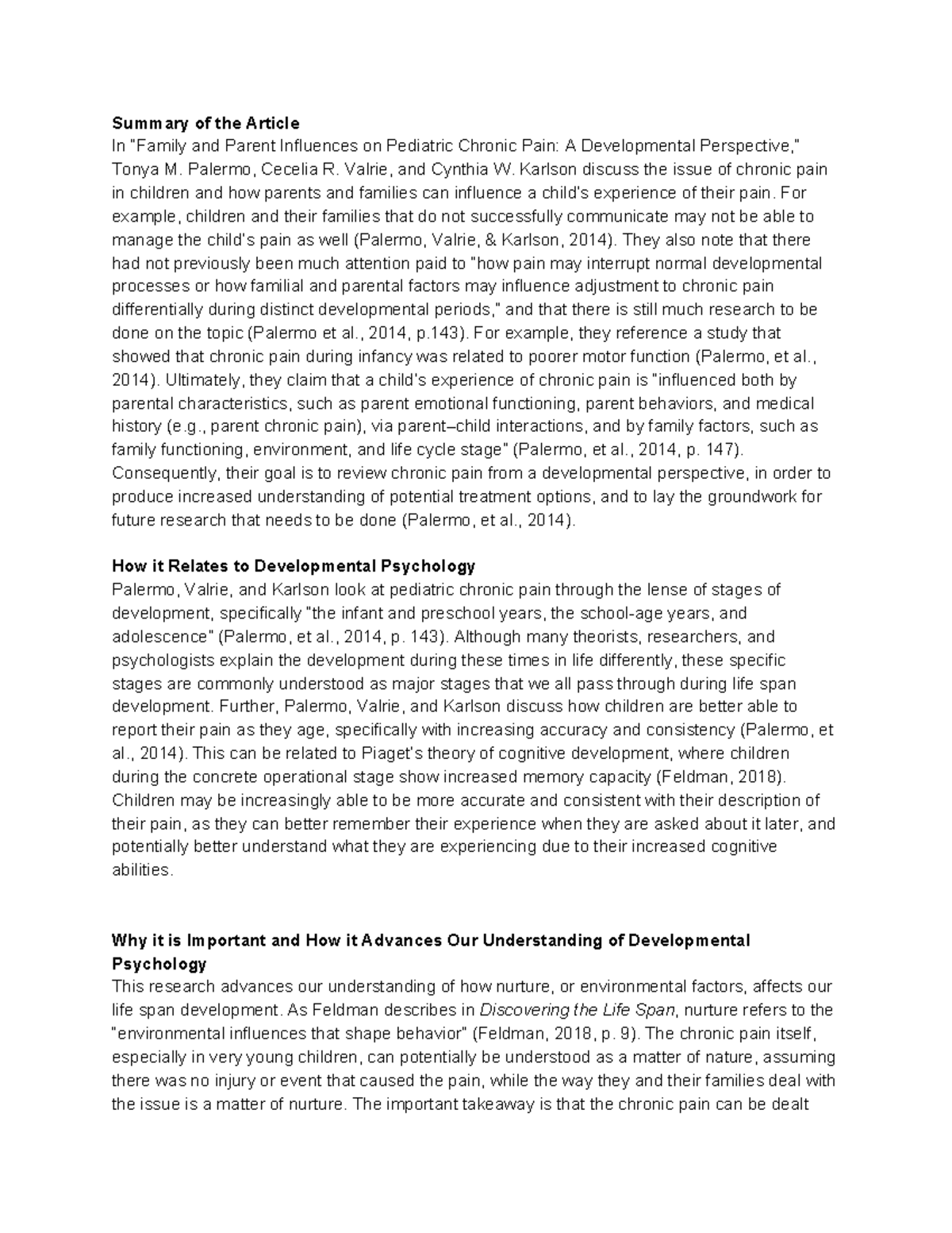 article-analysis-notes-summary-of-the-article-in-family-and-parent