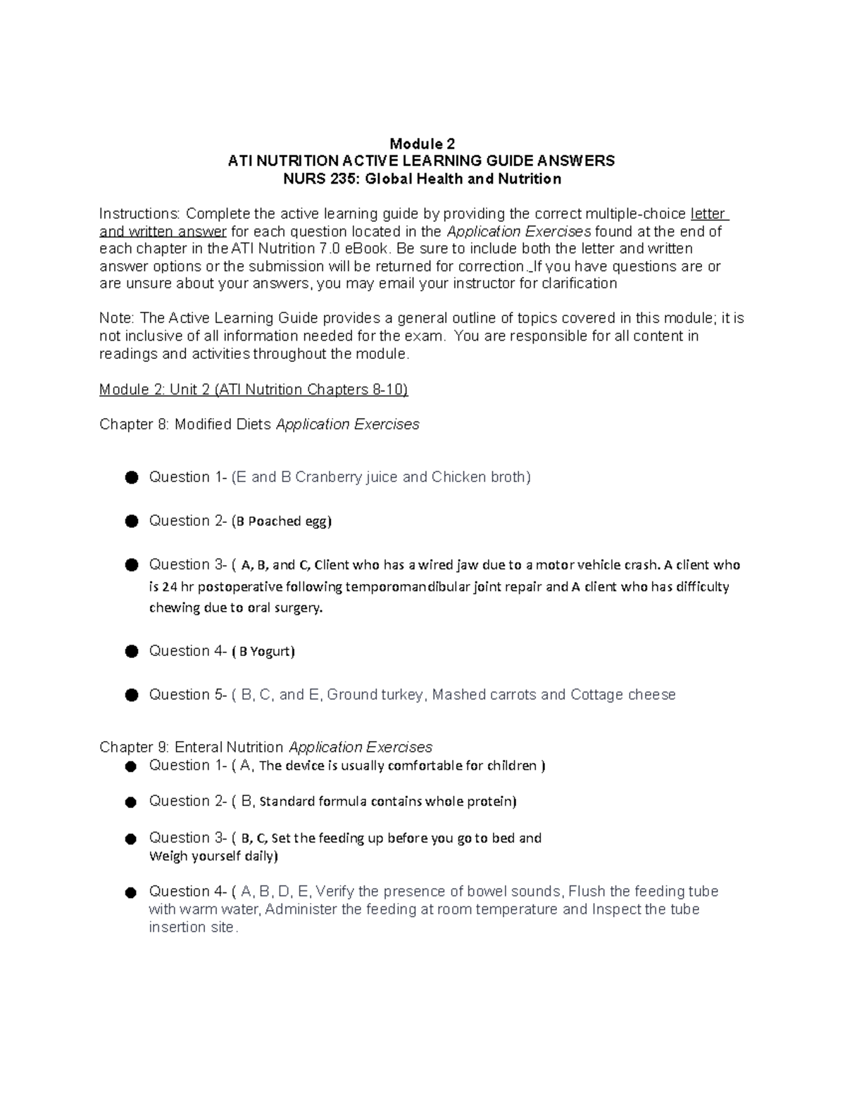 Module+2+ATI+ Nutrition+ Active+ Learning+ Guide+ Questions+235 ... image.