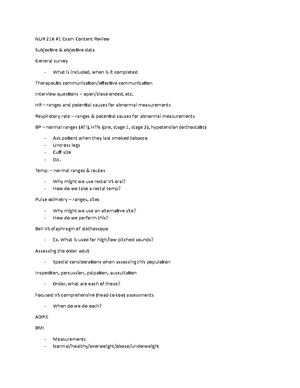 NUR+216+Exam+2+Study+guide - NUR 216 Exam 2 Study guide Skin/Hair/Nails ...