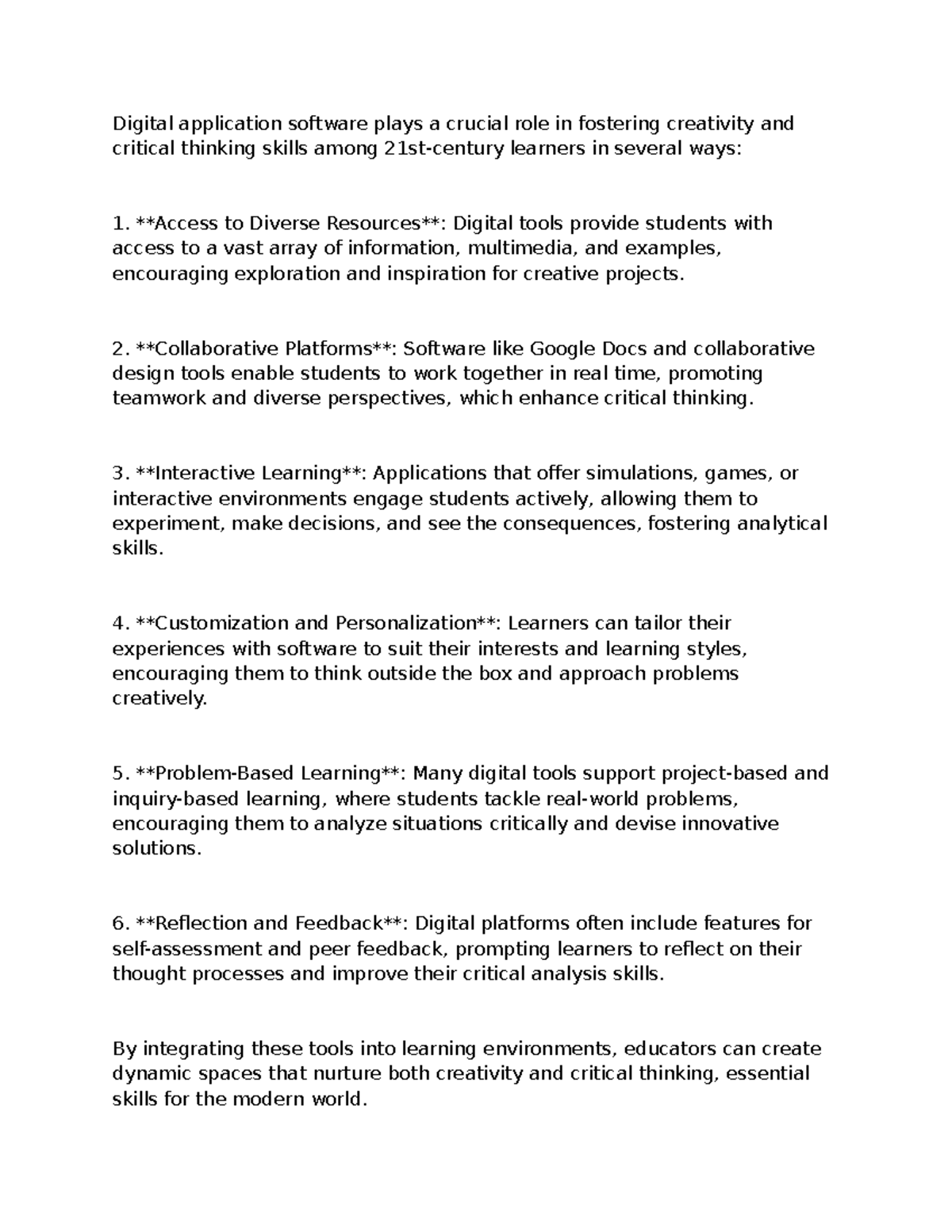 21ST Century Digital Digital application software plays a crucial