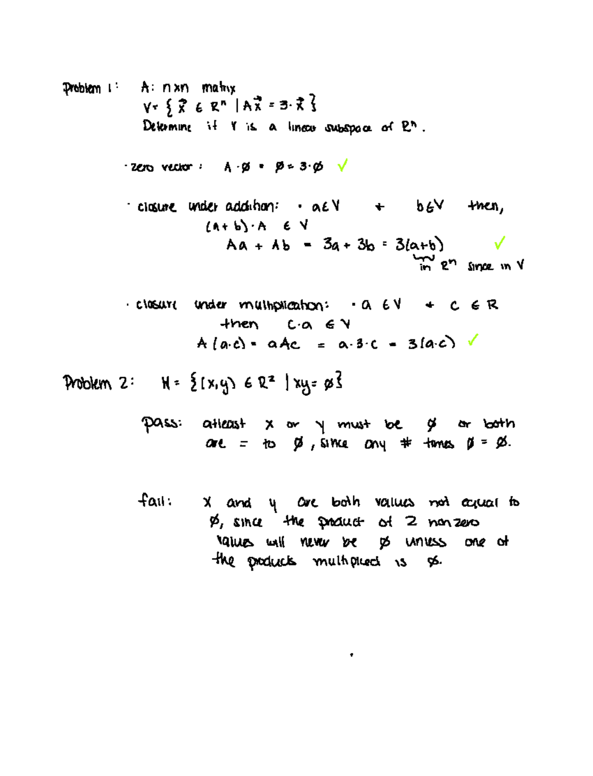 Homework 6 - Mela - Problem 1 A Mxn matrix F E R AT 3 I Determine it V ...