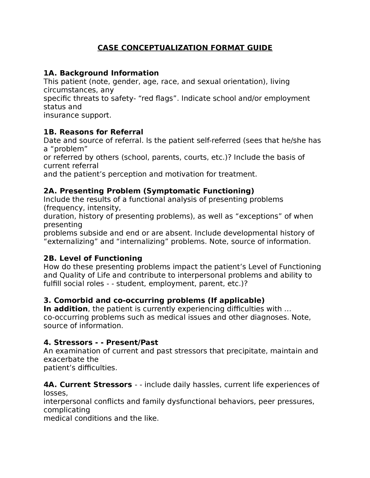 Case Conceptualization Model CASE CONCEPTUALIZATION FORMAT GUIDE 1A   Thumb 1200 1553 