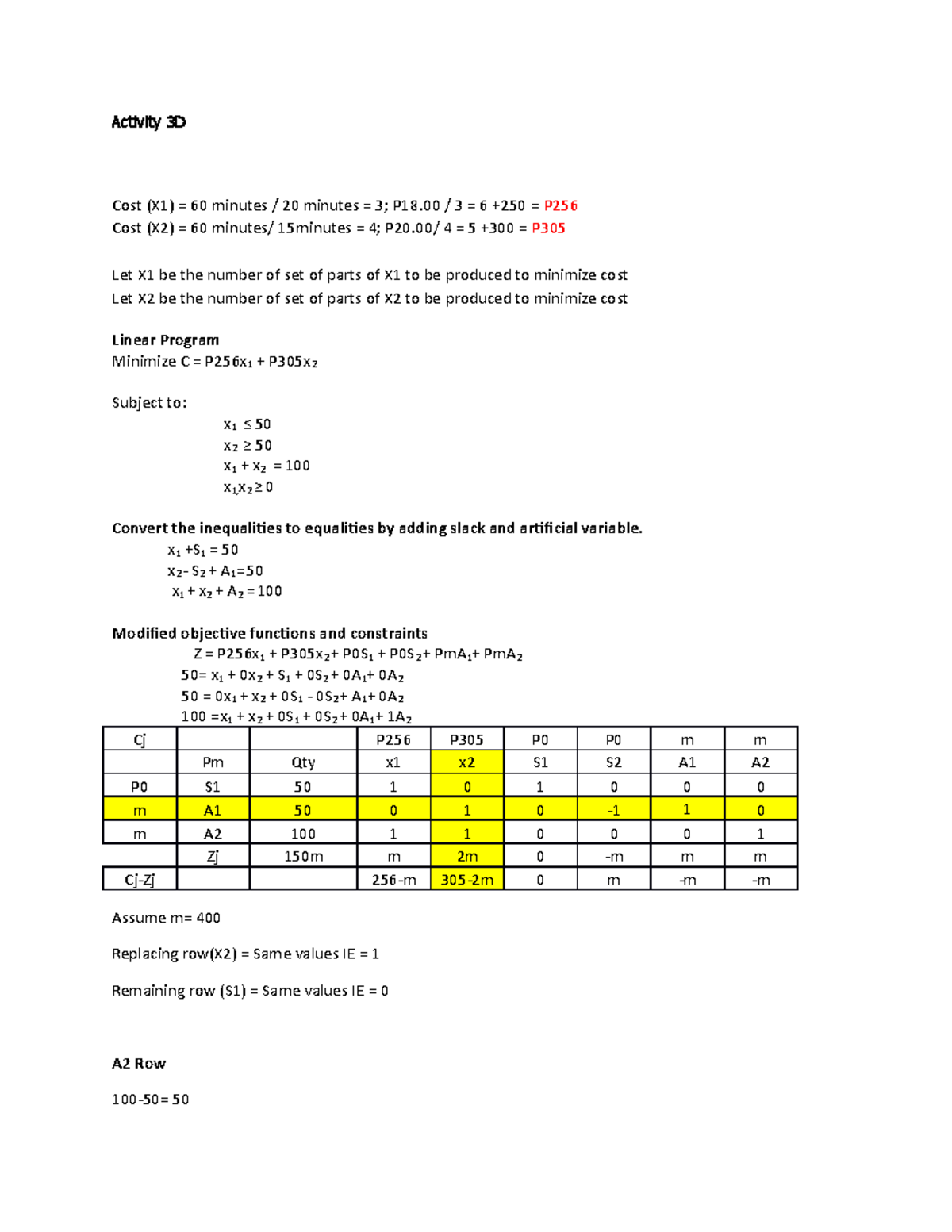Activity-3D - Answer to Activity in Management Accounting part 2 ...