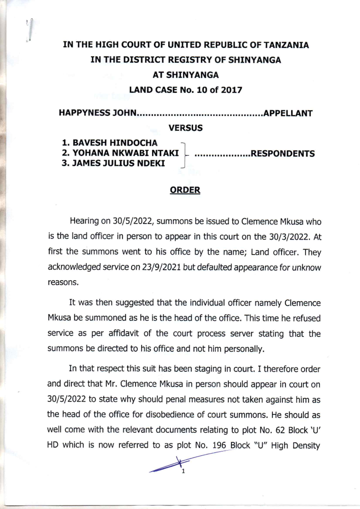 Disobedience of Court Summons - Civil procedure - Studocu