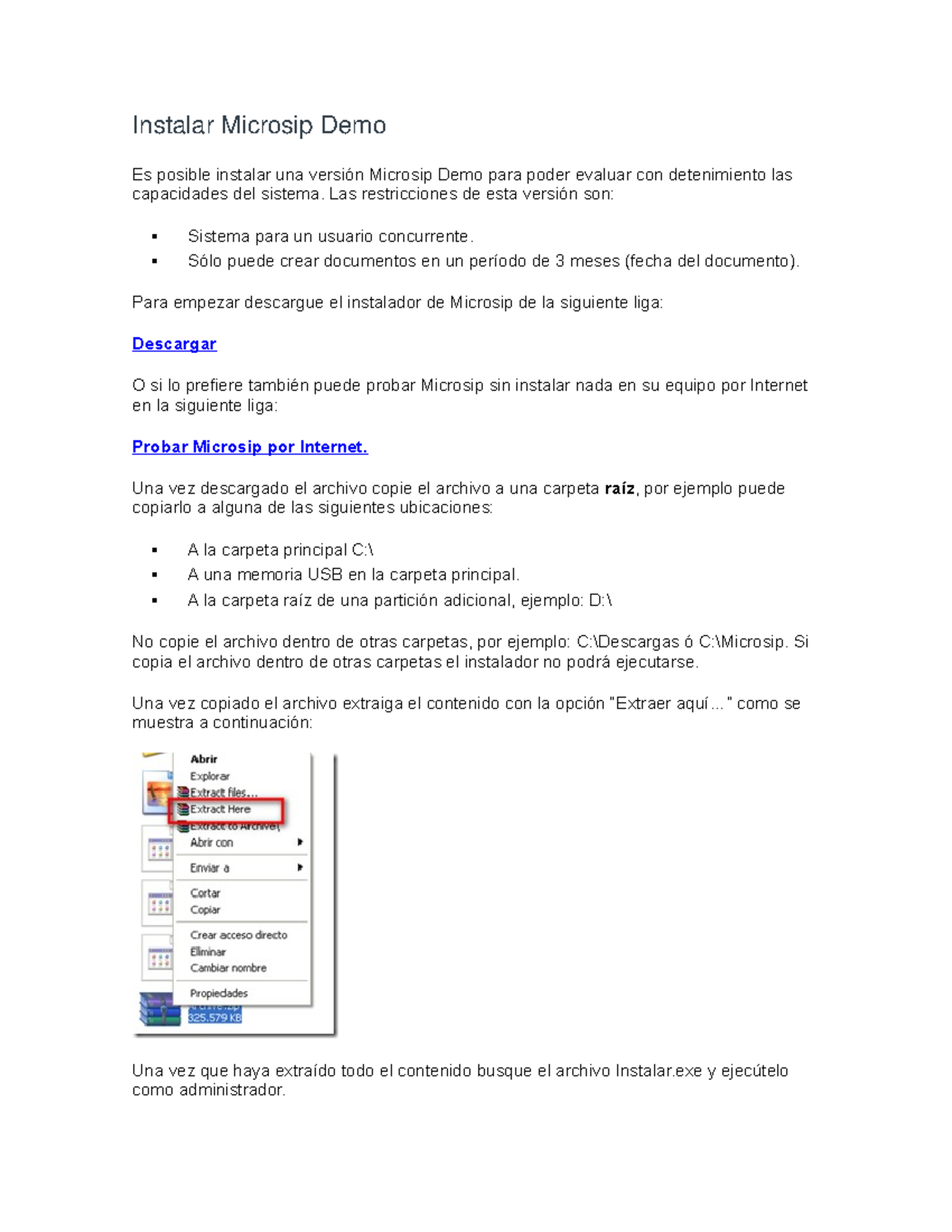 Manual Microsip - Instalar Microsip Demo Es posible instalar una ...