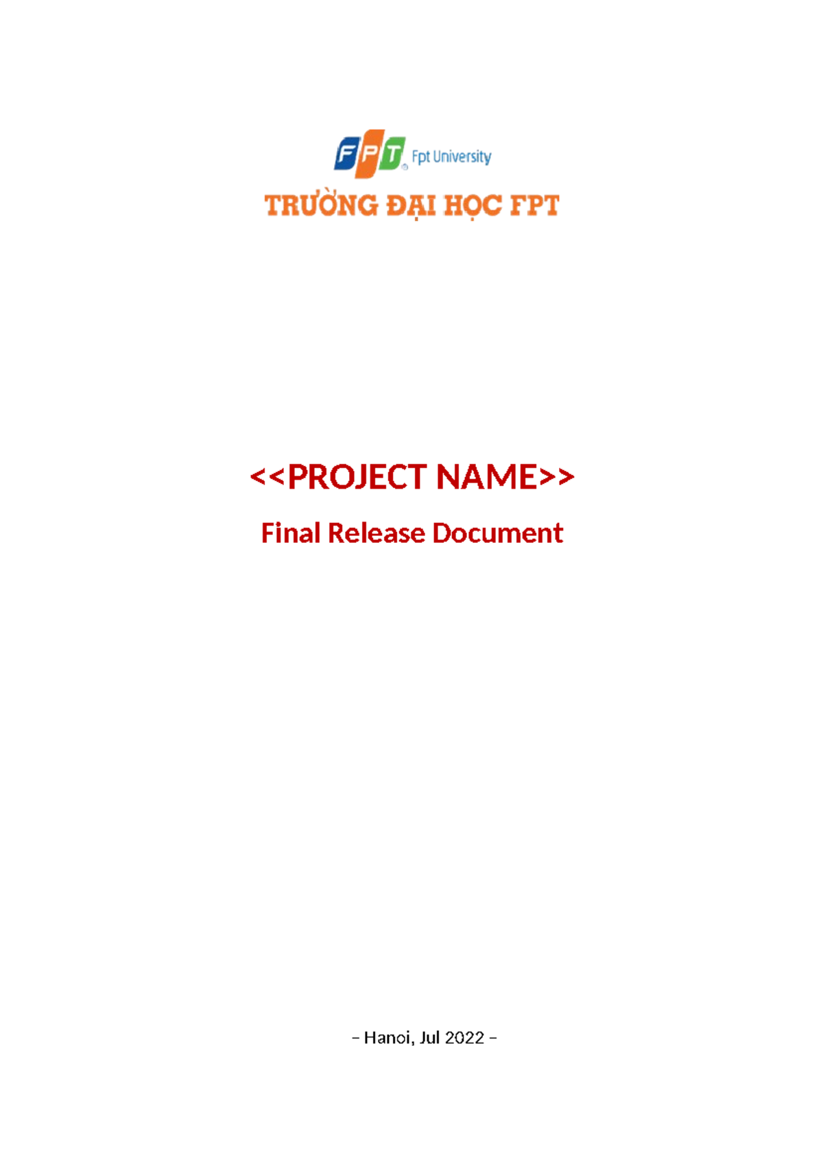 Template 5 Final Release Document - Final Release Document Hanoi, Jul ...