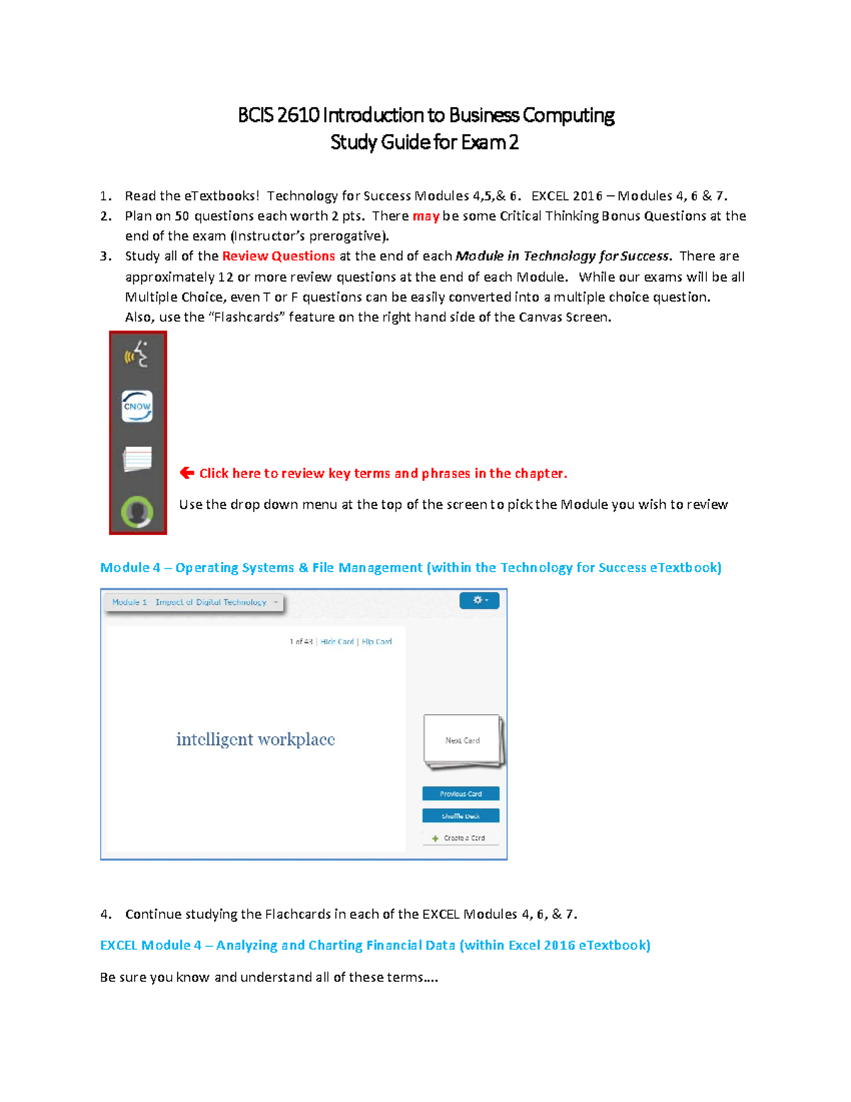 Exam2Review(Part1)-BCIS 2610 - BCIS 2610 Introduction To Business ...