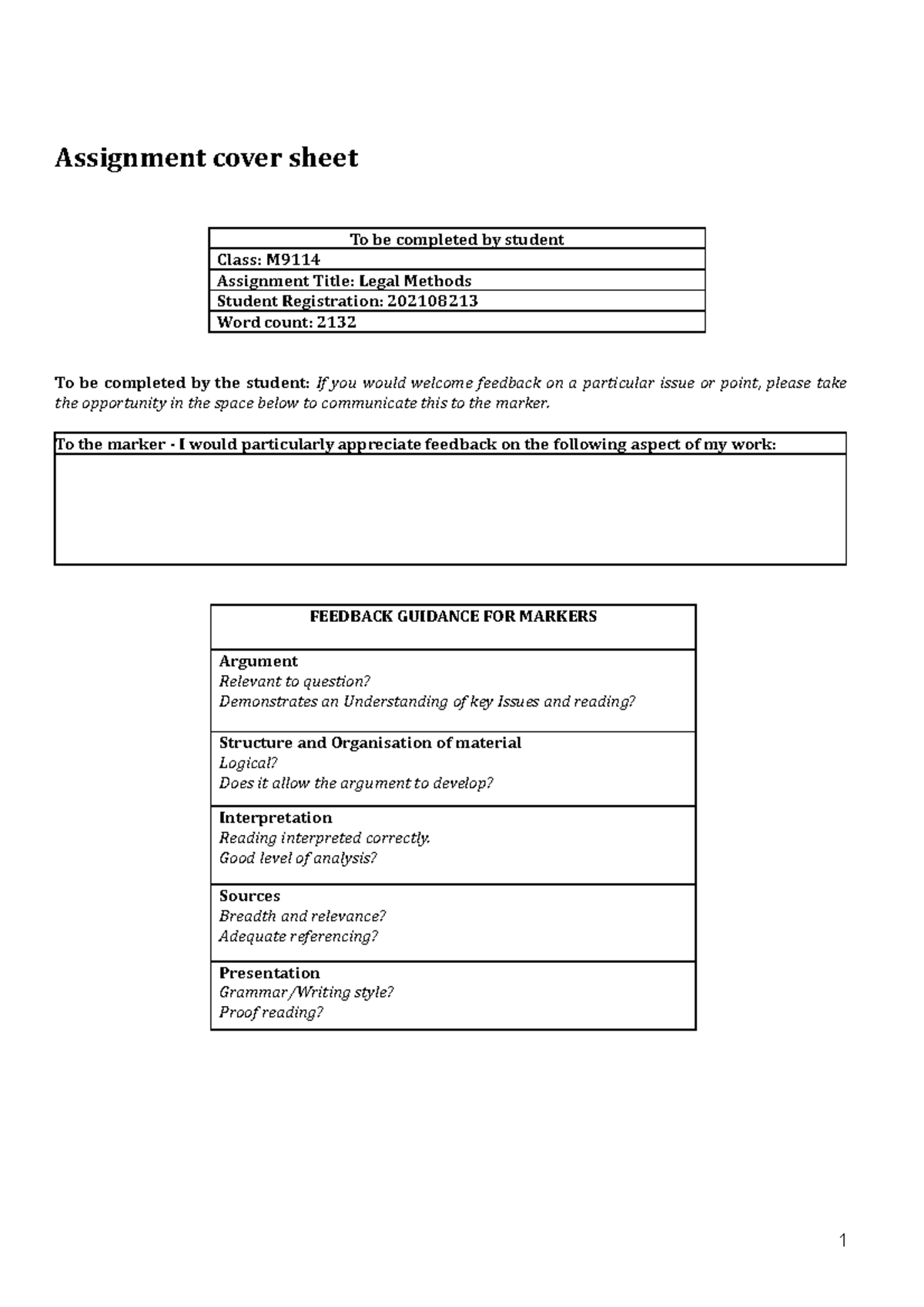 assignments in legal documents