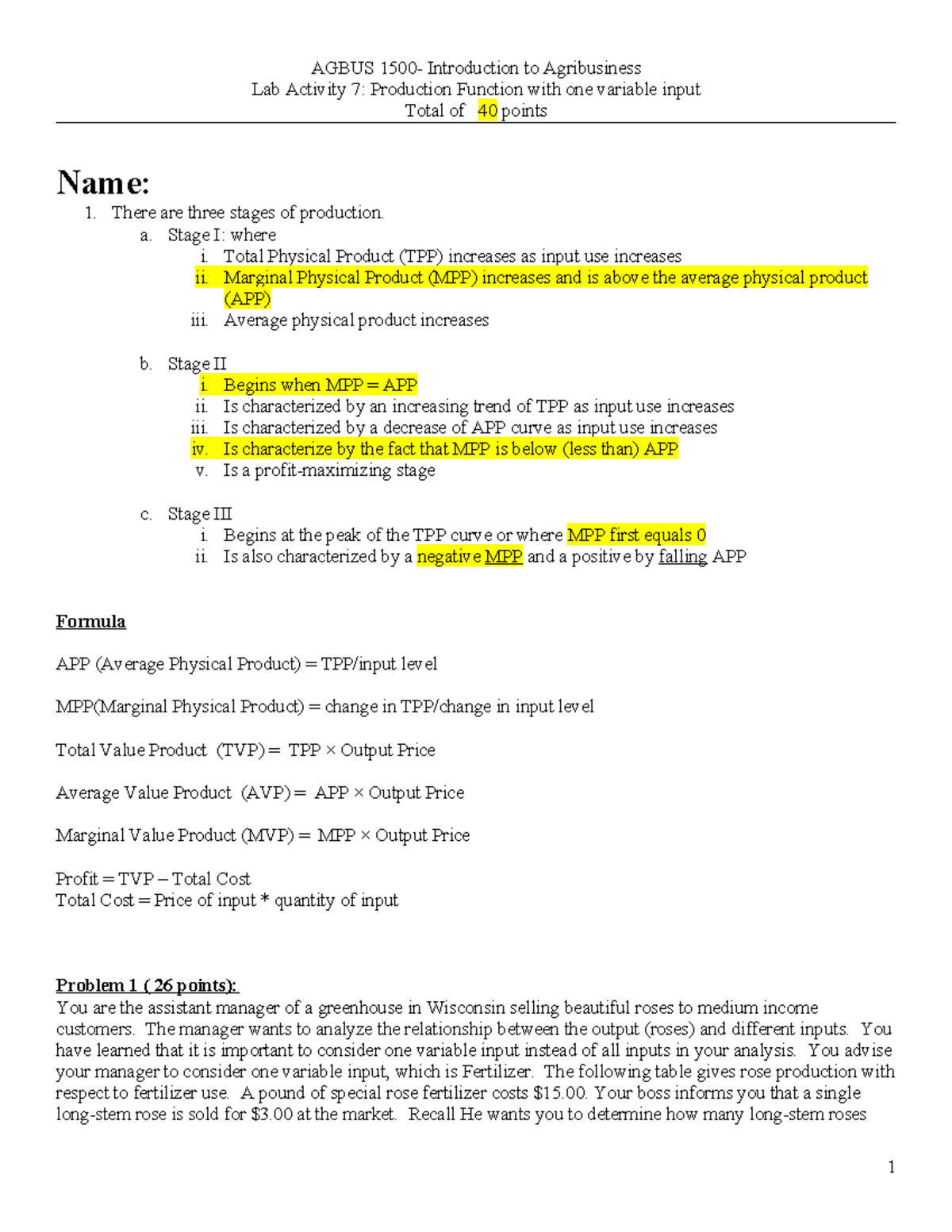 LAB+ Assignment 7 - Lab assighment - AGBUS 1500- Introduction to ...