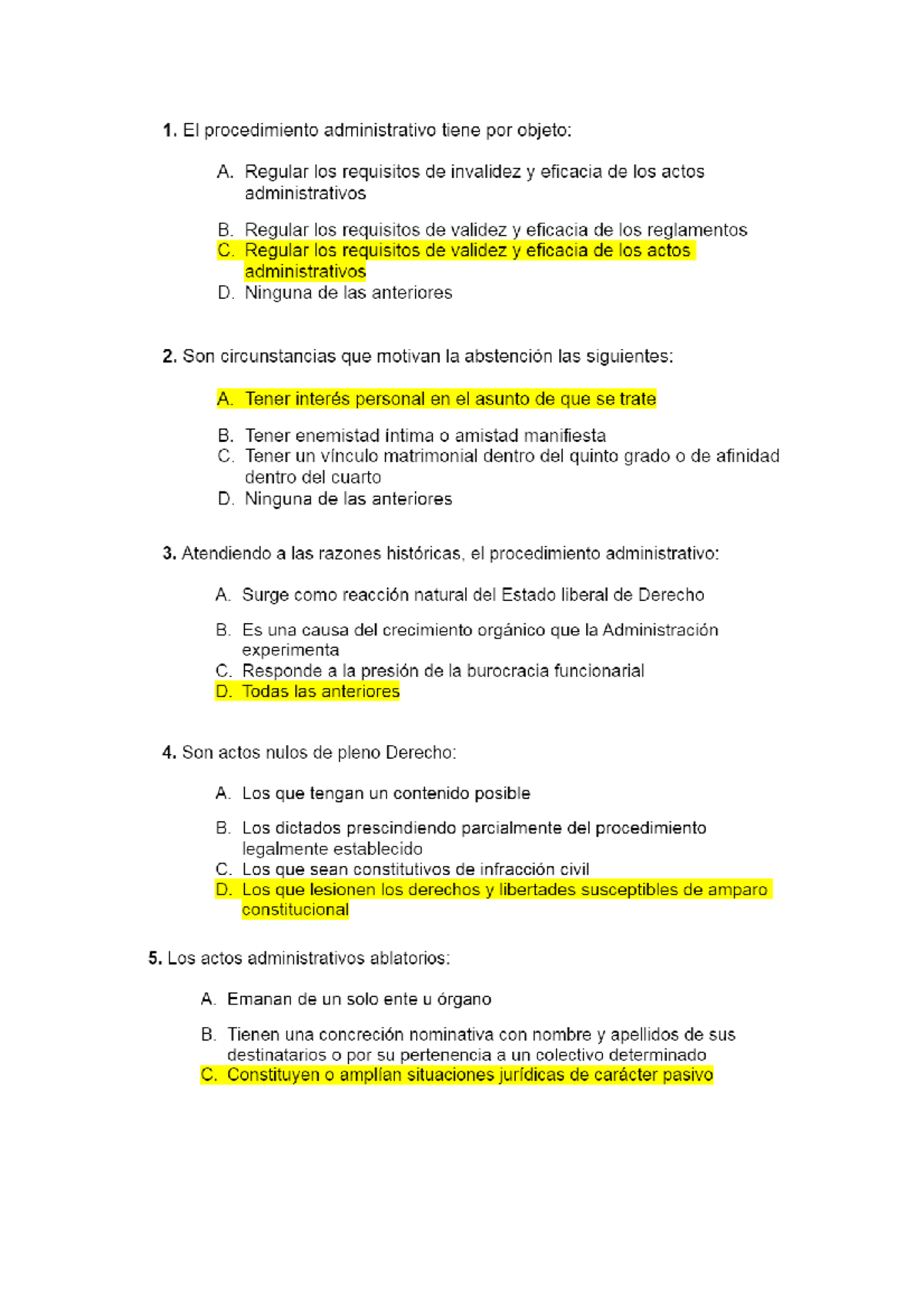 Examen Administrativo II Modelo B Resuelto - Studocu