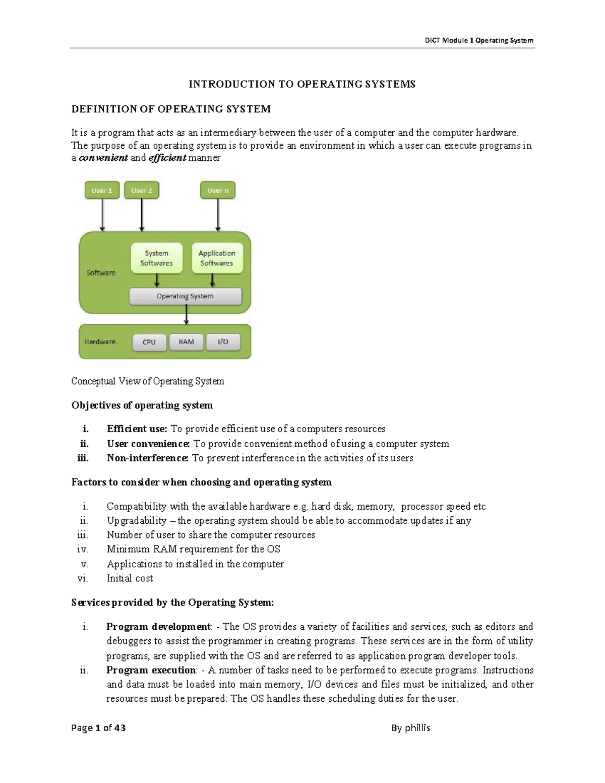 Operating system notes Term 1 2017 - Information Communication and ...