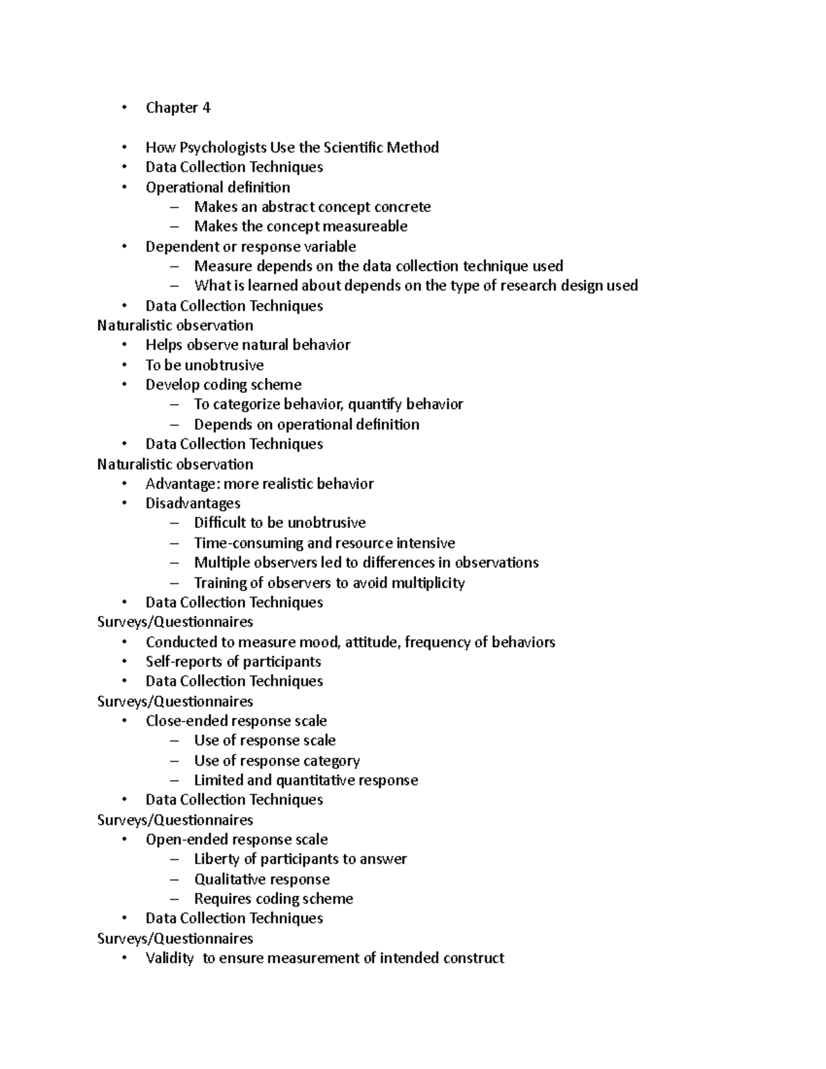 Chapter 4.2430 docx - Mrs. Broussard Class - Chapter 4 How ...