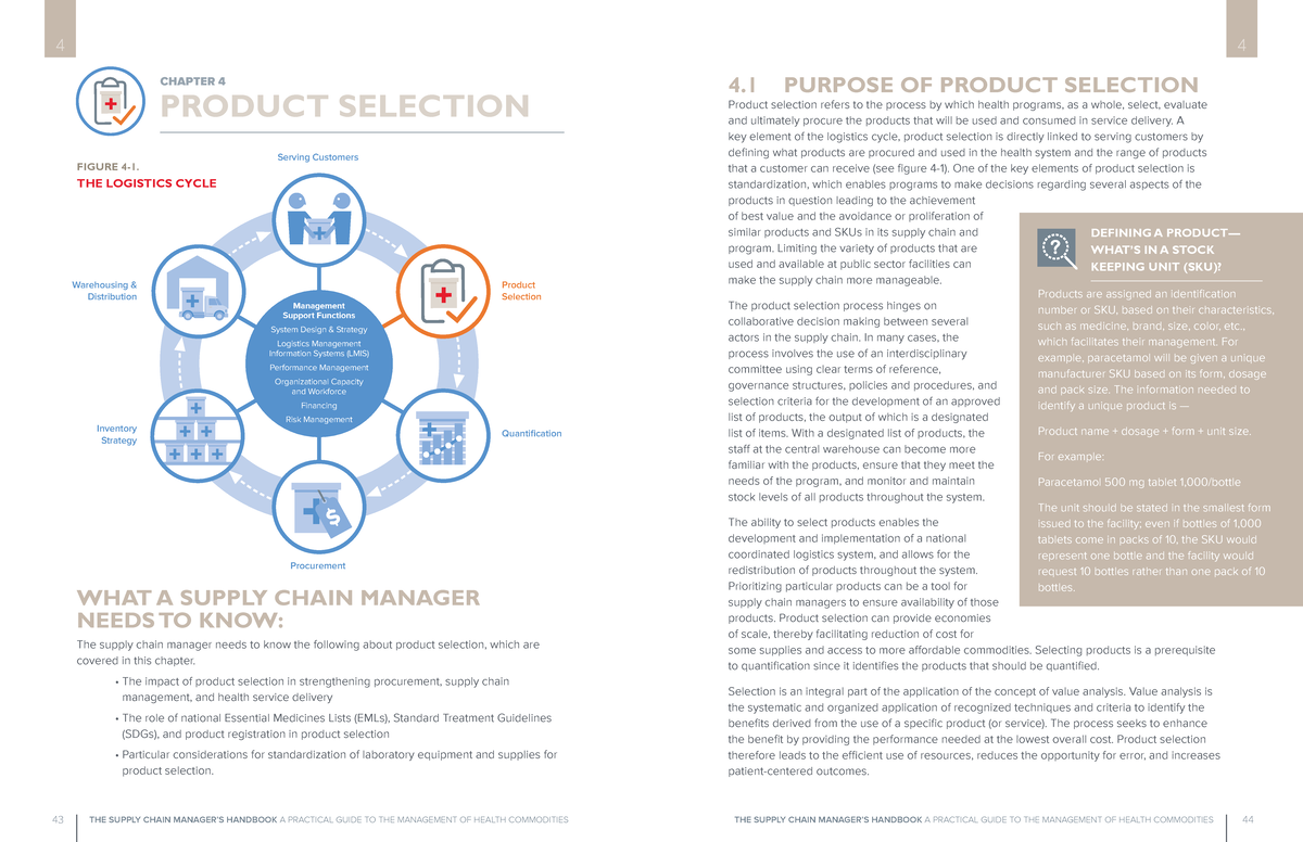 JSI Supply Chain Manager's Handbook Chpt Serving Customers Inventory