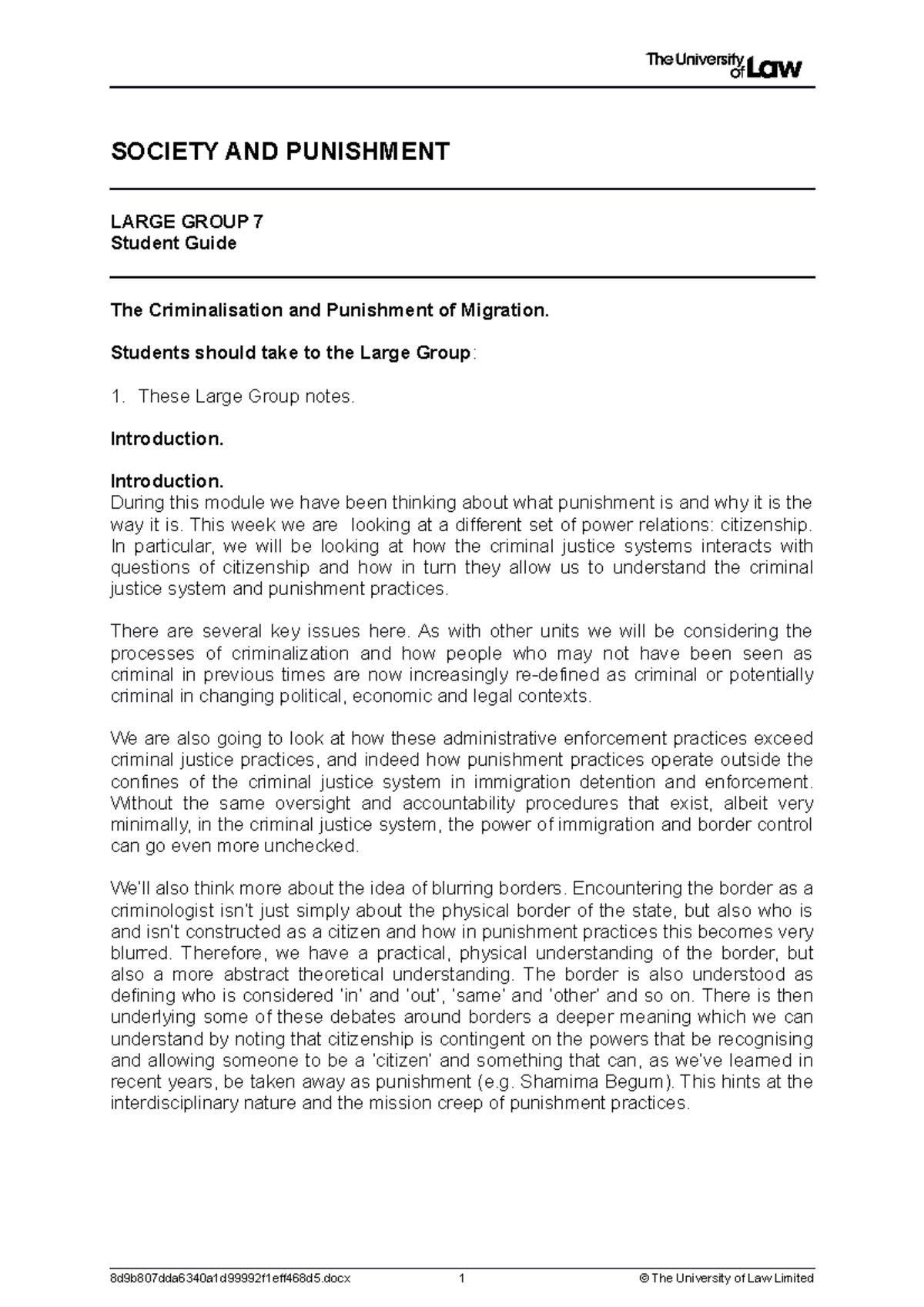 2122 socp level 5 lg07 ce01 student guide - SOCIETY AND PUNISHMENT ...